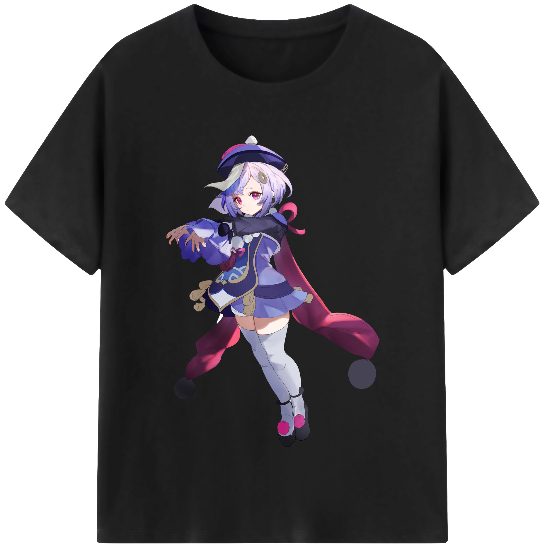 げんし神 七七 なな  genshin Nana 綿100％半袖Tシャツ（フロントプリント）
