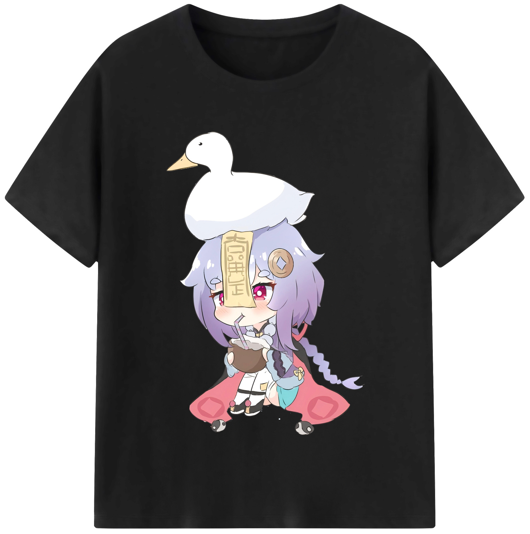 げんし神 七七 なな  genshin Nana 綿100％半袖Tシャツ（フロントプリント）