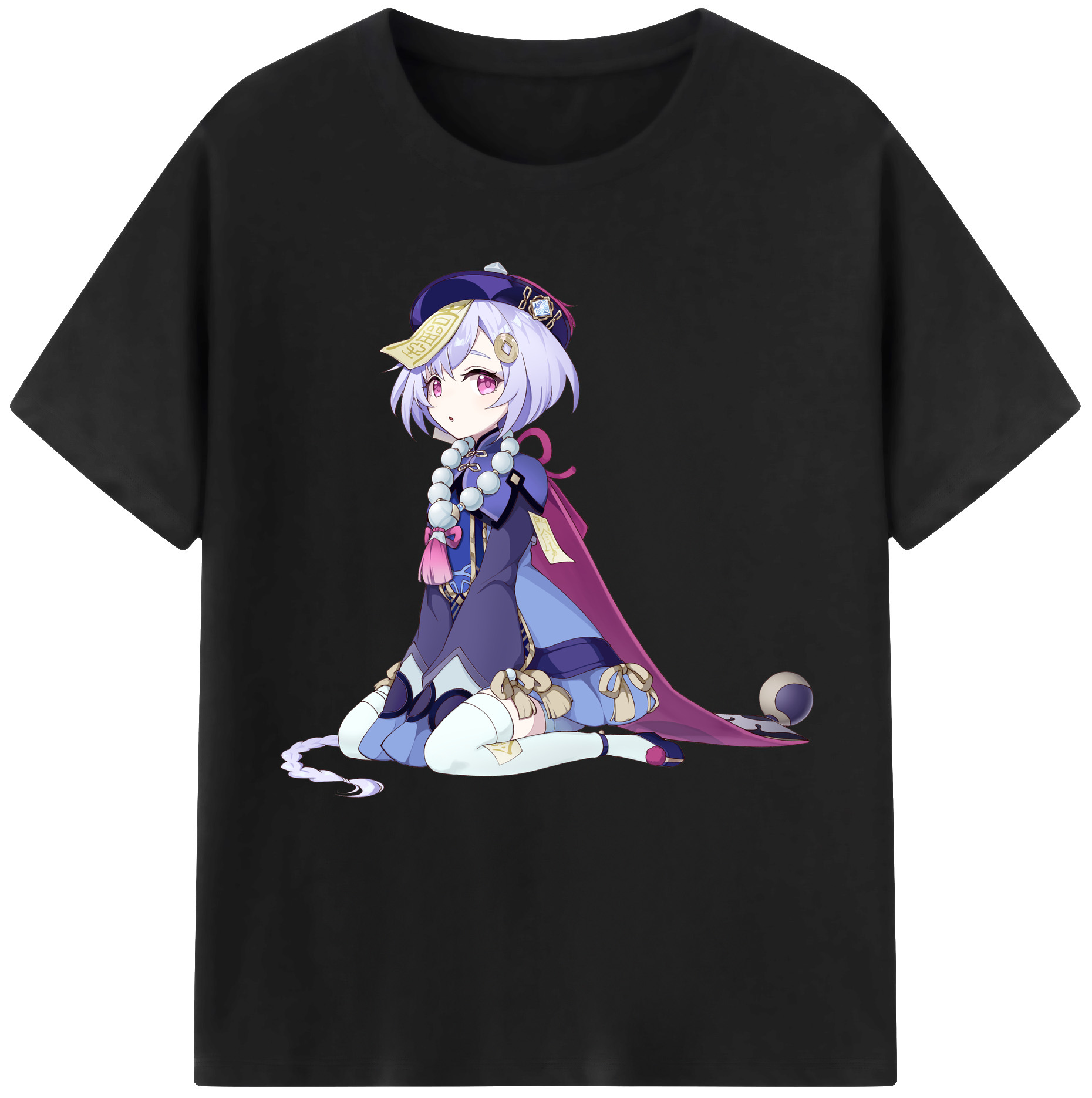 げんし神 七七 なな  genshin Nana 綿100％半袖Tシャツ（フロントプリント）