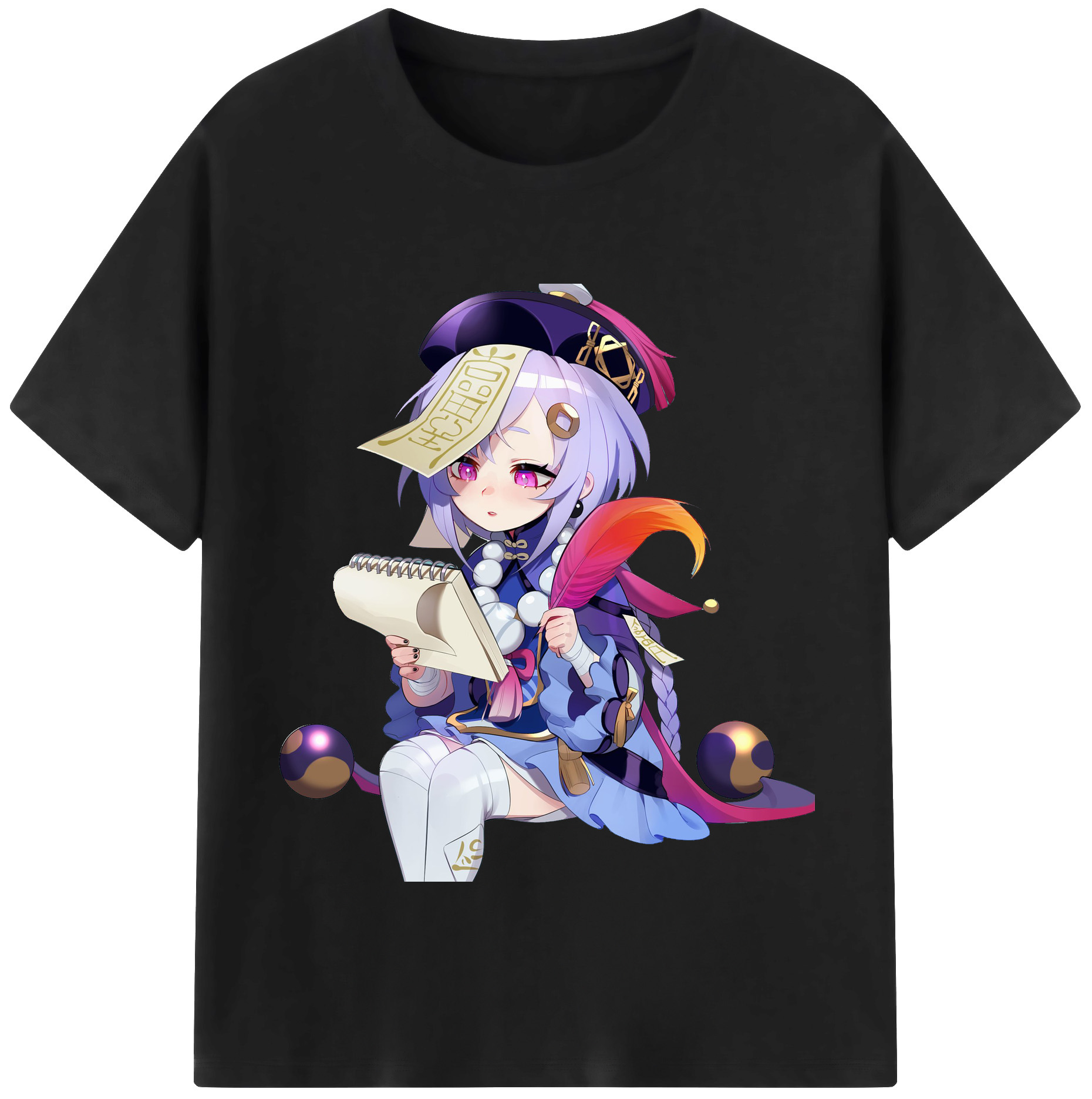 げんし神 七七 なな  genshin Nana 綿100％半袖Tシャツ（フロントプリント）