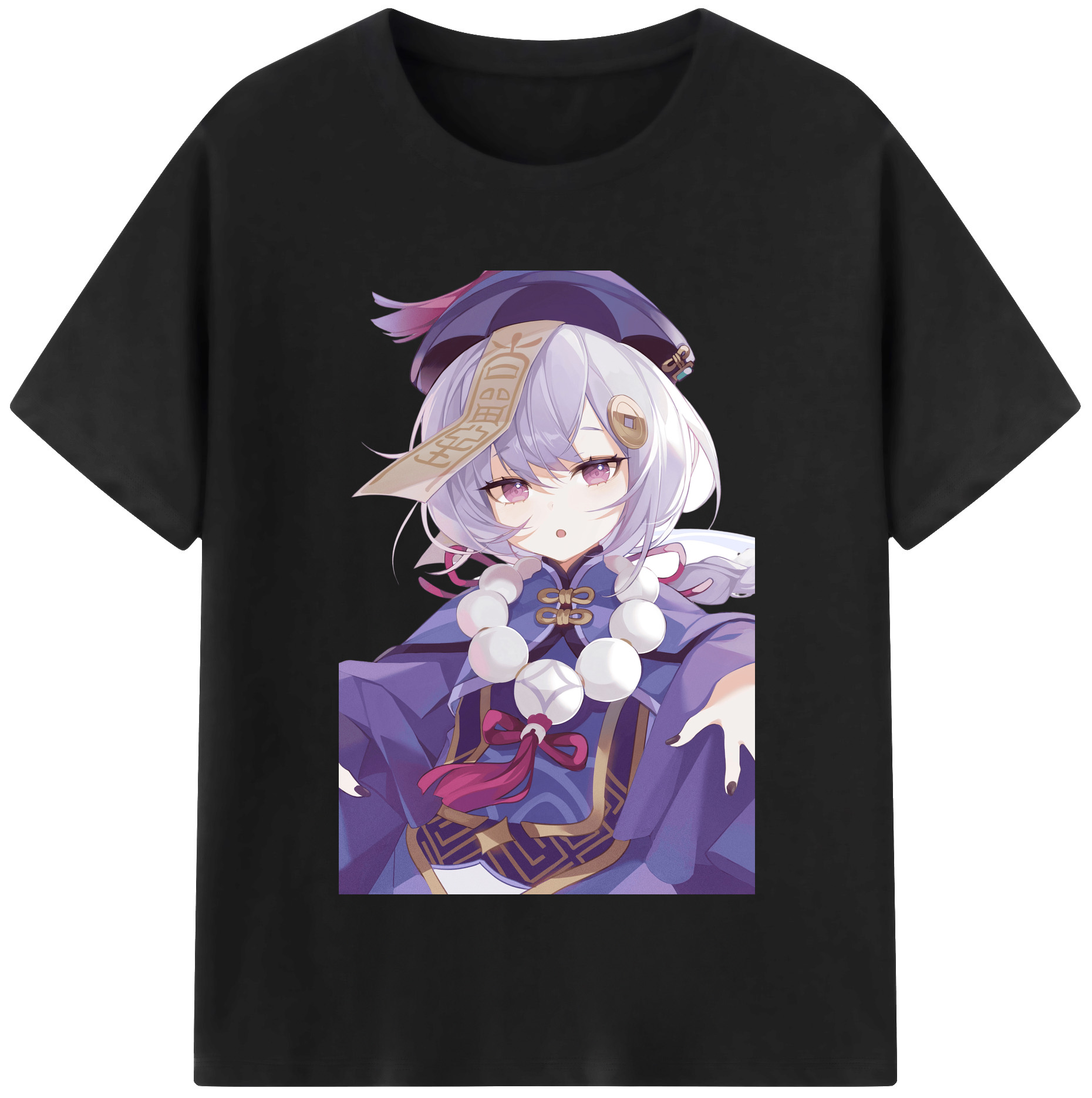 げんし神 七七 なな  genshin Nana 綿100％半袖Tシャツ（フロントプリント）