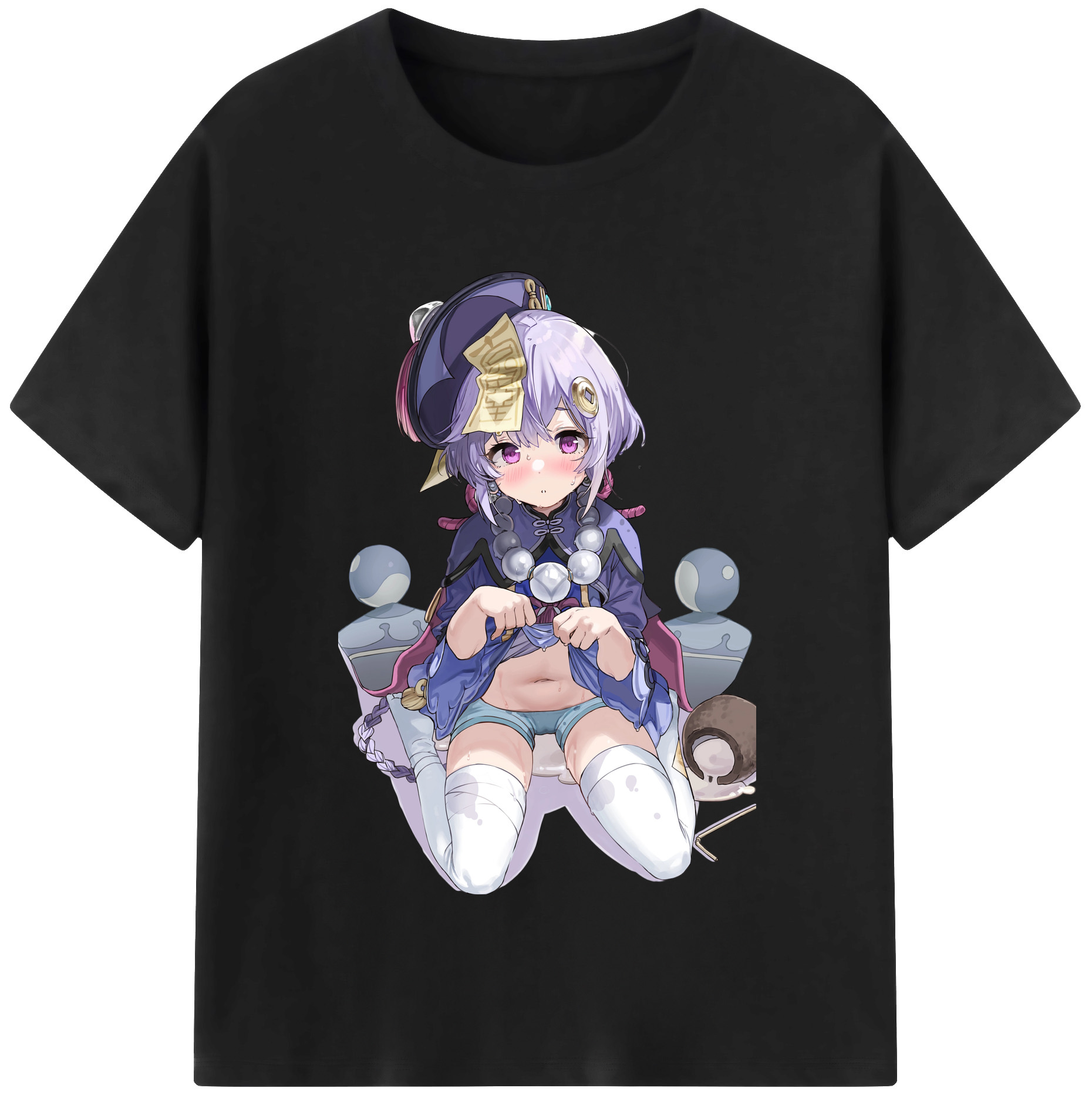 げんし神 七七 なな  genshin Nana 綿100％半袖Tシャツ（フロントプリント）