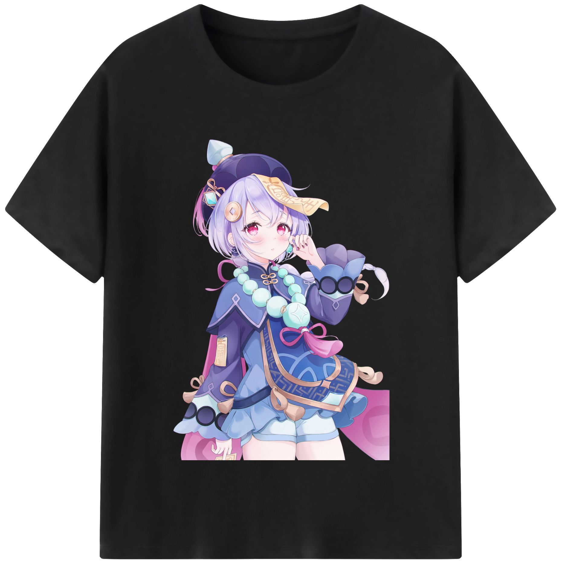 げんし神 七七 なな  genshin Nana 綿100％半袖Tシャツ（フロントプリント）