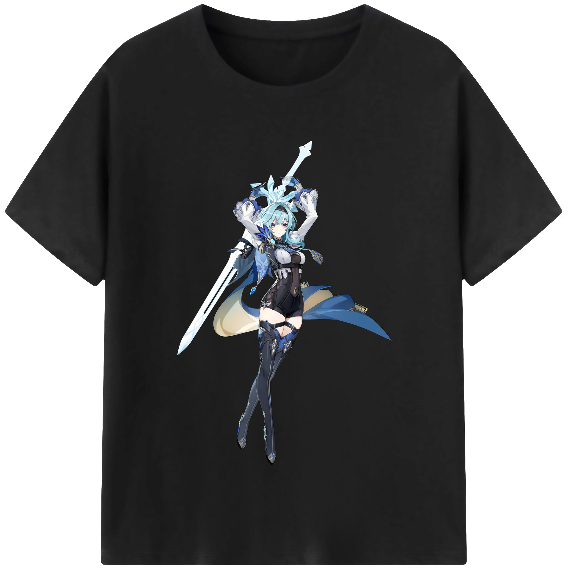 げんし神 优菈 ゆうら genshin Yūra 綿100％半袖Tシャツ（フロントプリント）
