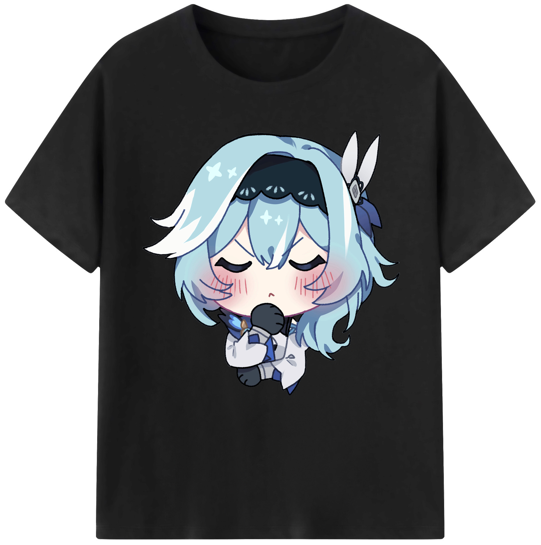 げんし神 优菈 ゆうら genshin Yūra 綿100％半袖Tシャツ（フロントプリント）