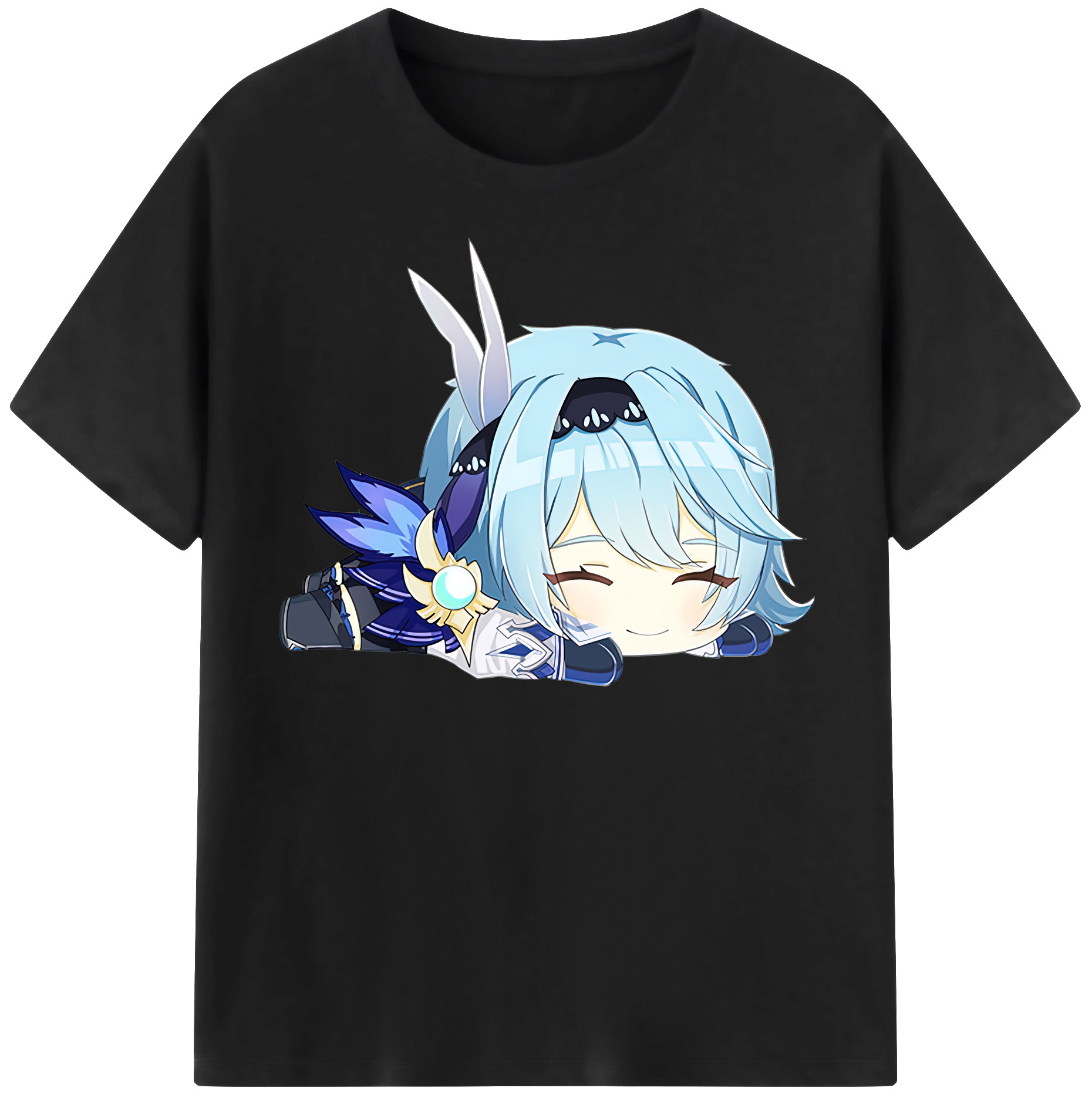 げんし神 优菈 ゆうら genshin Yūra 綿100％半袖Tシャツ（フロントプリント）