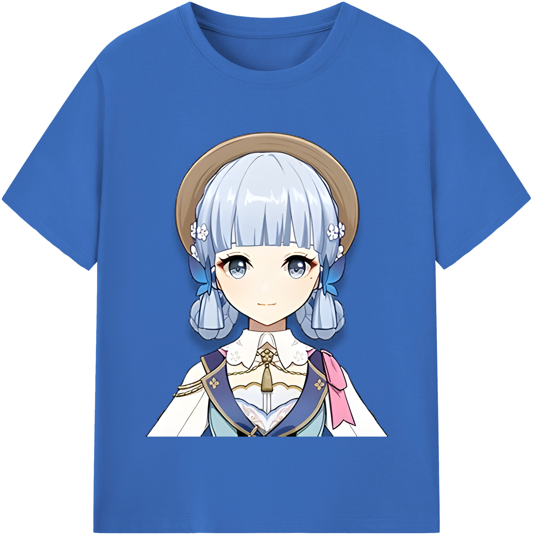 げんし神 神里綾華 神宮寺レン genshin Kamimiya Ren 綿100％半袖Tシャツ（フロントプリント）