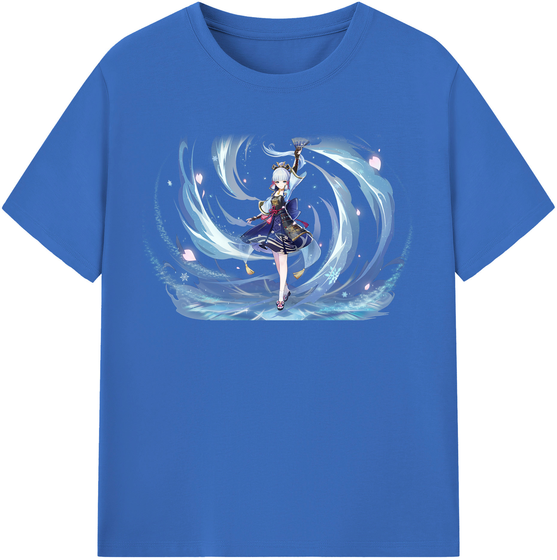 げんし神 神里綾華 神宮寺レン genshin Kamimiya Ren 綿100％半袖Tシャツ（フロントプリント）