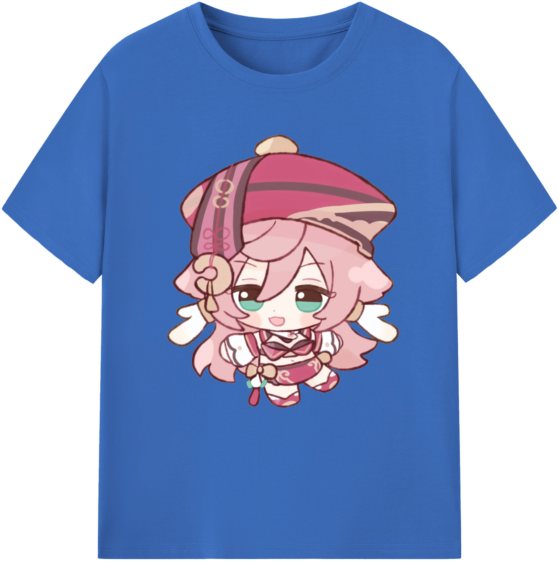 げんし神 ヤンフェイ genshin Yanfei 綿100％半袖Tシャツ（フロントプリント）