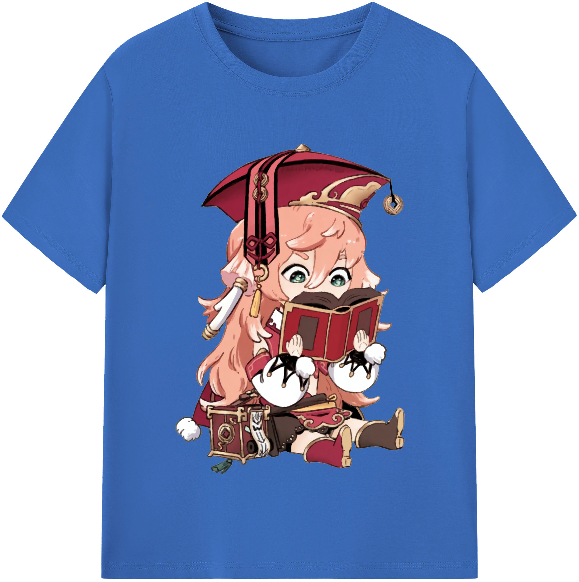 げんし神 ヤンフェイ genshin Yanfei 綿100％半袖Tシャツ（フロントプリント）