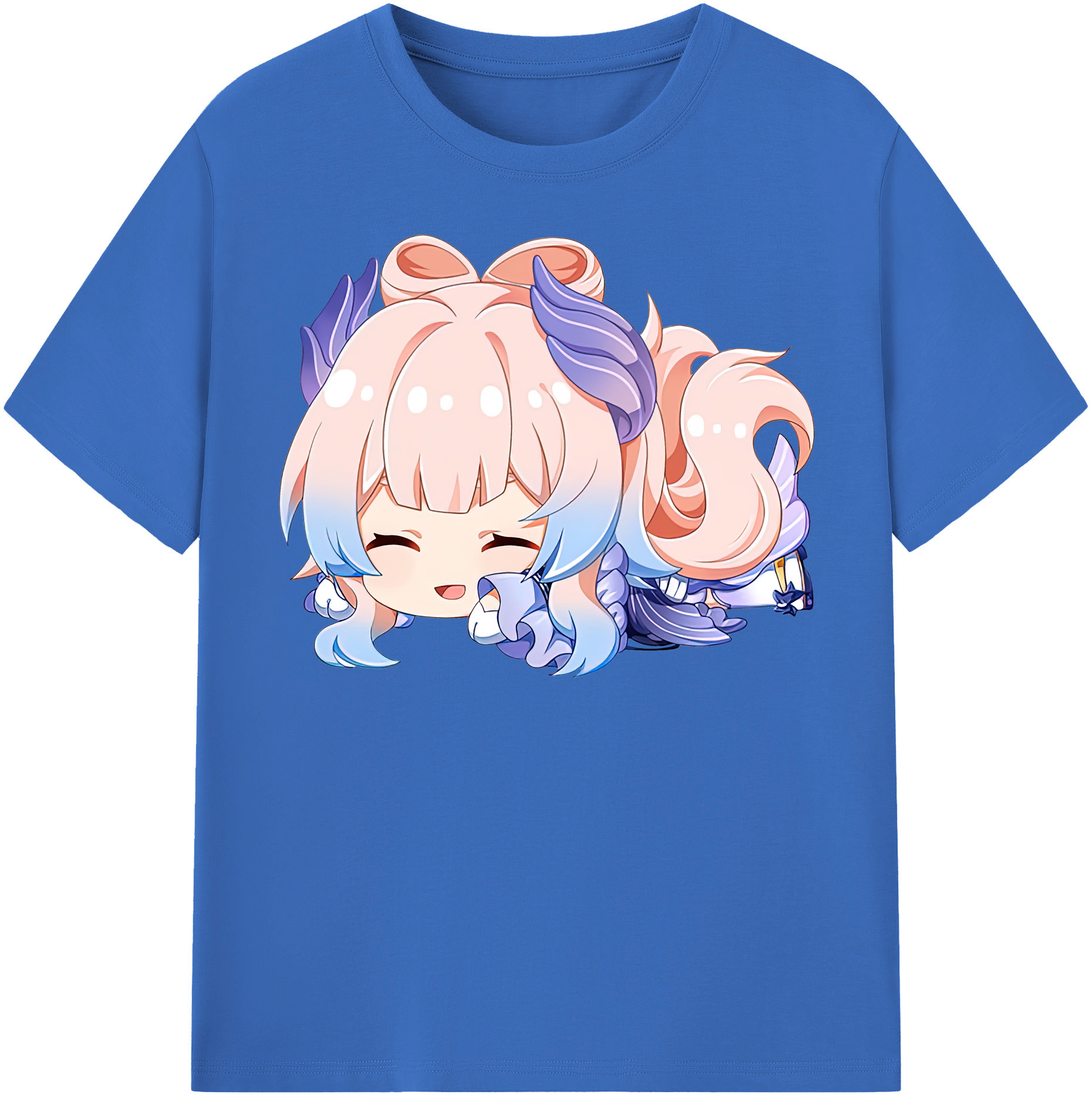 げんし神 珊瑚宮心海 サンゴノミヤ・ココミ genshin Sangonomiya Kokomi 綿100％半袖Tシャツ（フロントプリント）
