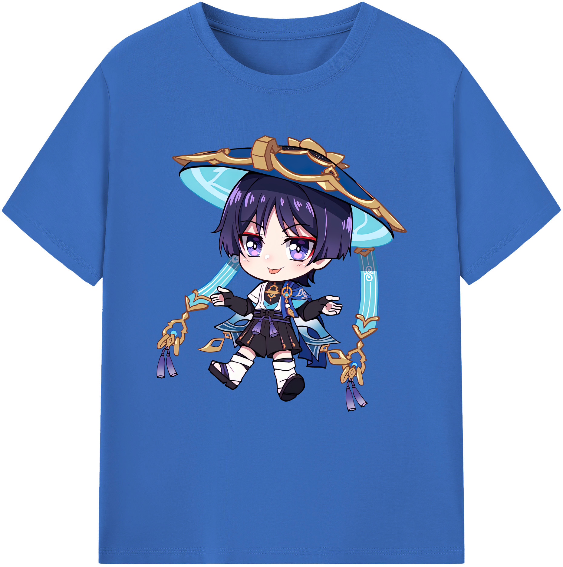 げんし神 さんペい genshin Sanpei 綿100％半袖Tシャツ（フロントプリント）