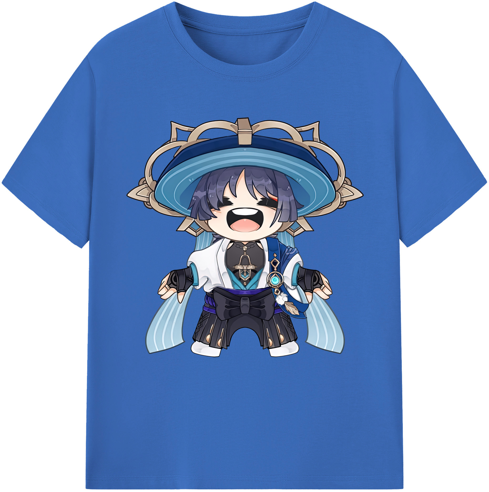 げんし神 さんペい genshin Sanpei 綿100％半袖Tシャツ（フロントプリント）