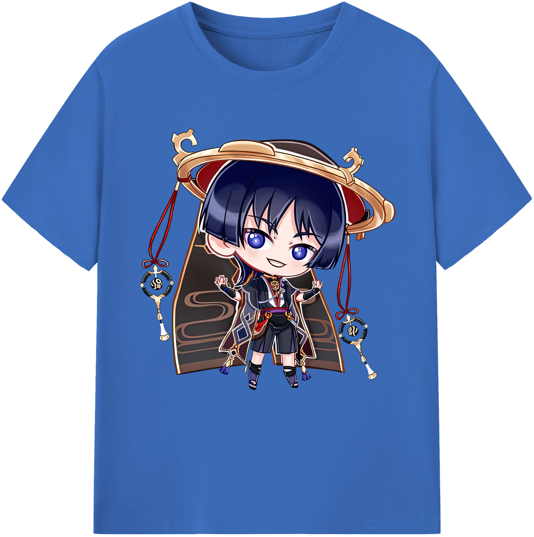 げんし神 さんペい genshin Sanpei 綿100％半袖Tシャツ（フロントプリント）
