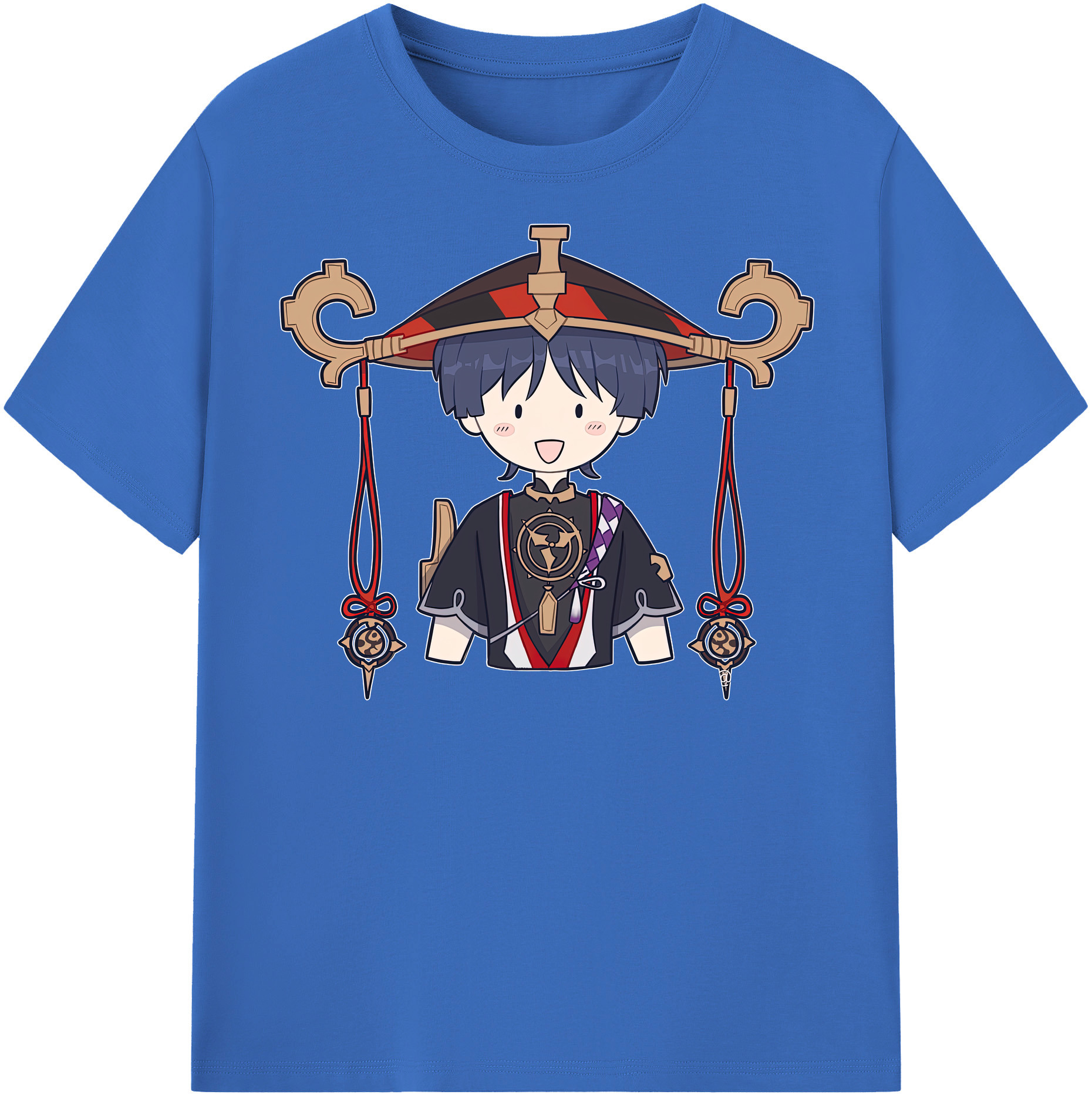 げんし神 さんペい genshin Sanpei 綿100％半袖Tシャツ（フロントプリント）
