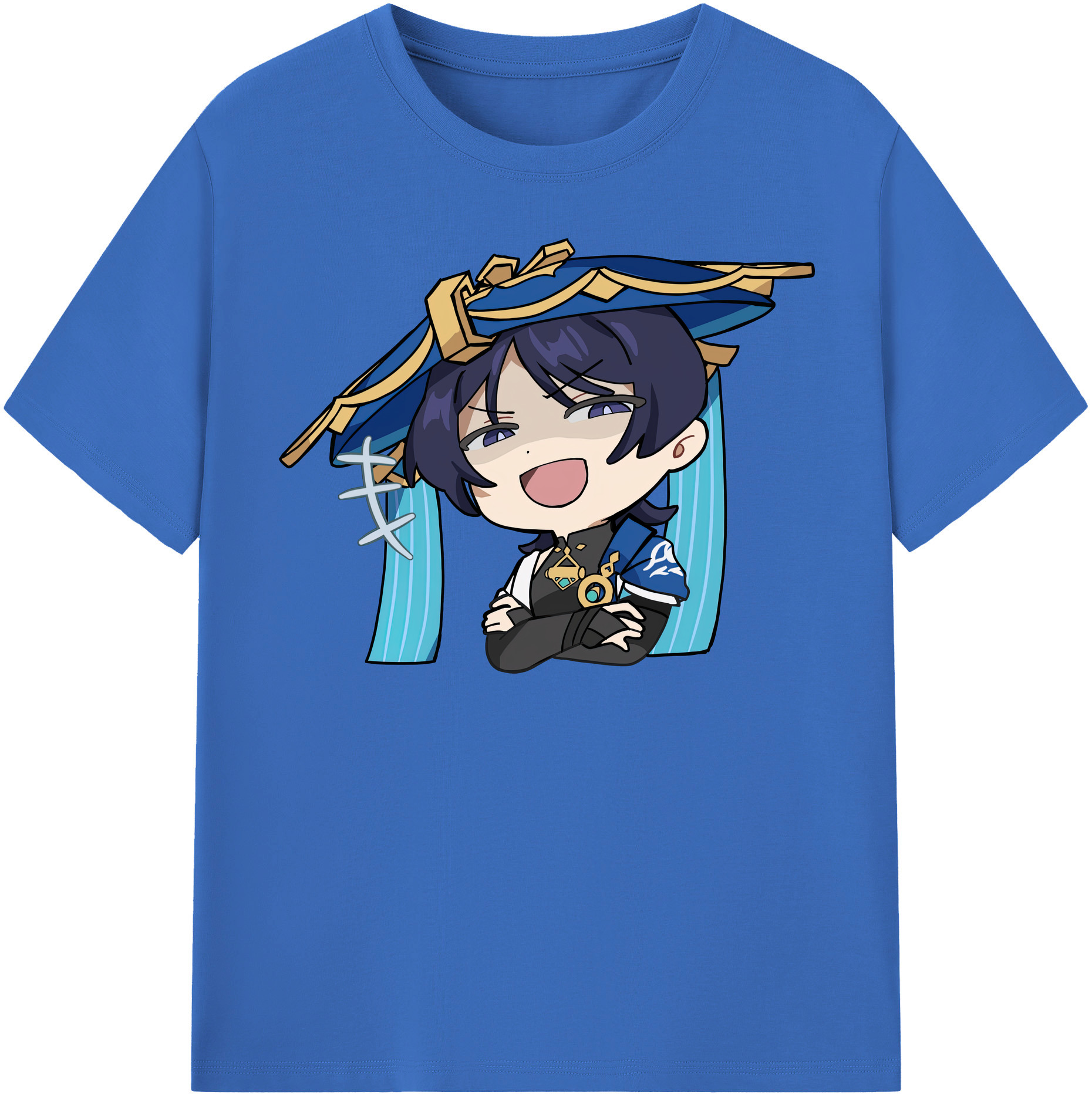 げんし神 さんペい genshin Sanpei 綿100％半袖Tシャツ（フロントプリント）
