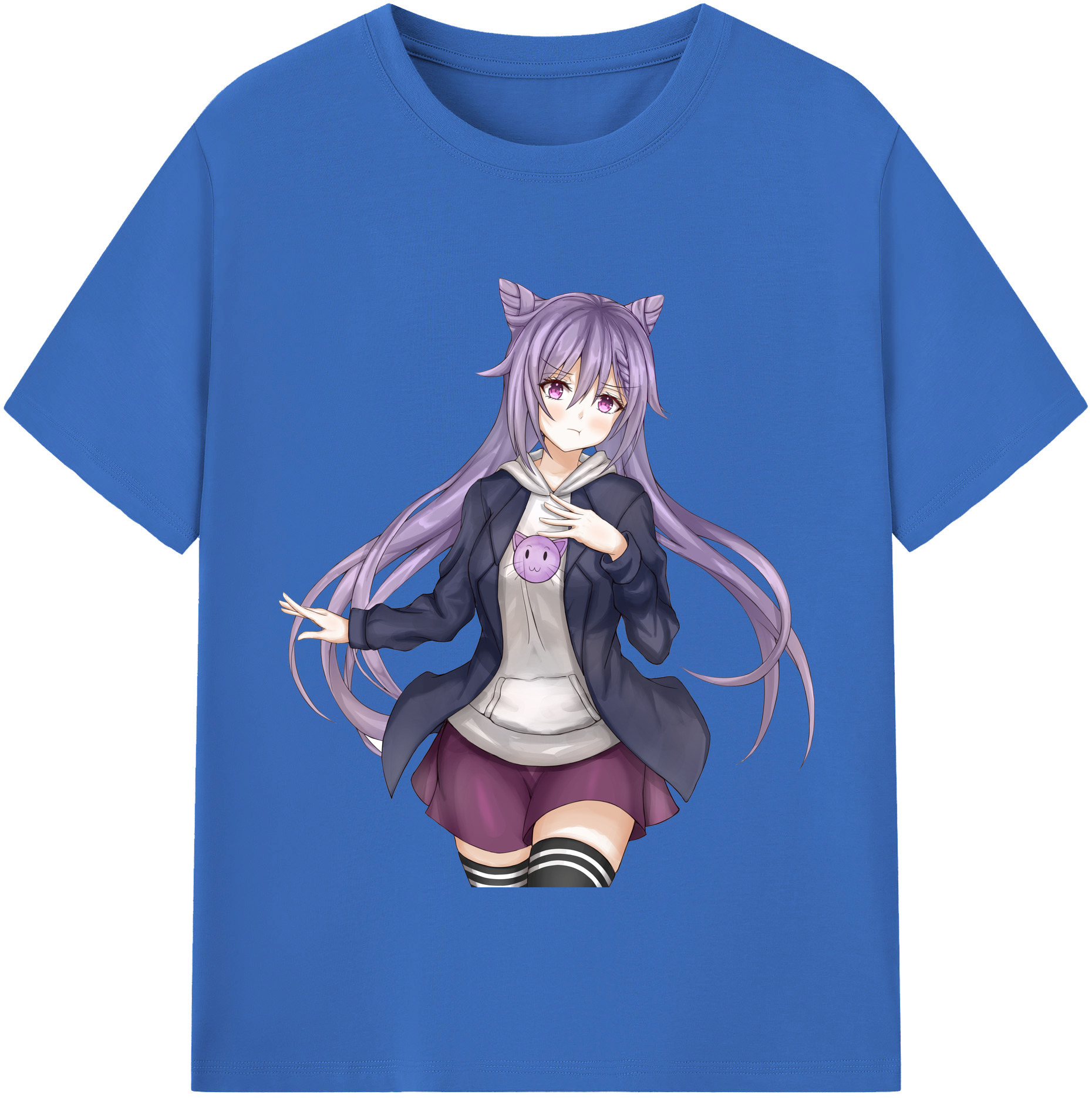 げんし神 刻晴 こくせい genshin Kokusei 綿100％半袖Tシャツ（フロントプリント）