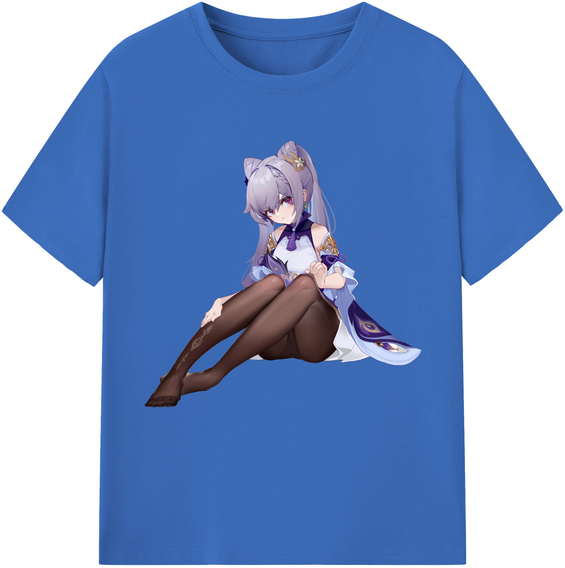 げんし神 刻晴 こくせい genshin Kokusei 綿100％半袖Tシャツ（フロントプリント）