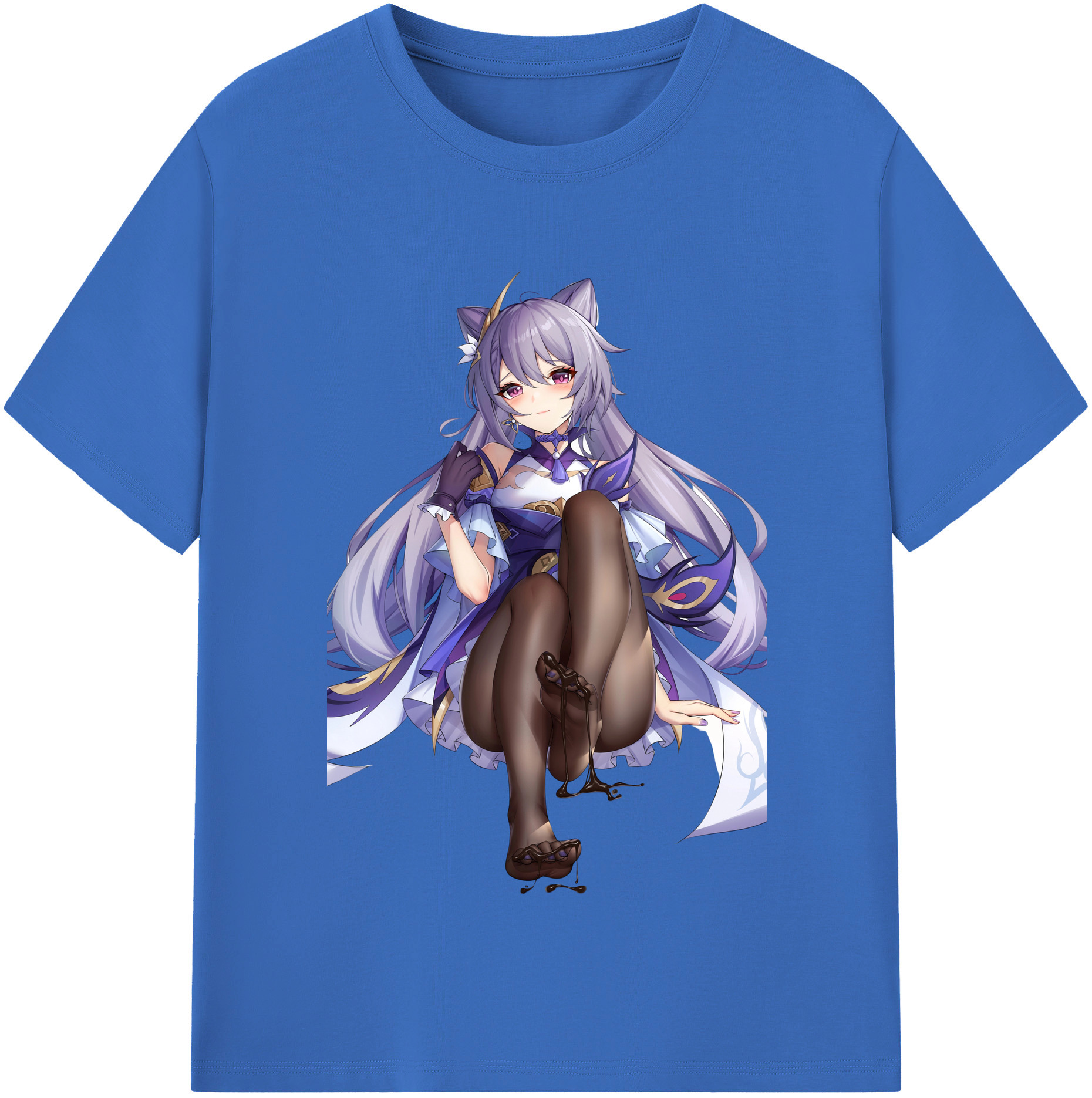 げんし神 刻晴 こくせい genshin Kokusei 綿100％半袖Tシャツ（フロントプリント）