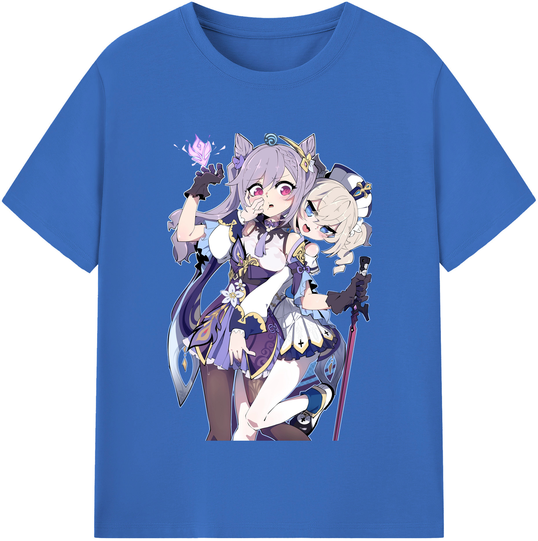 げんし神 刻晴 こくせい genshin Kokusei 綿100％半袖Tシャツ（フロントプリント）