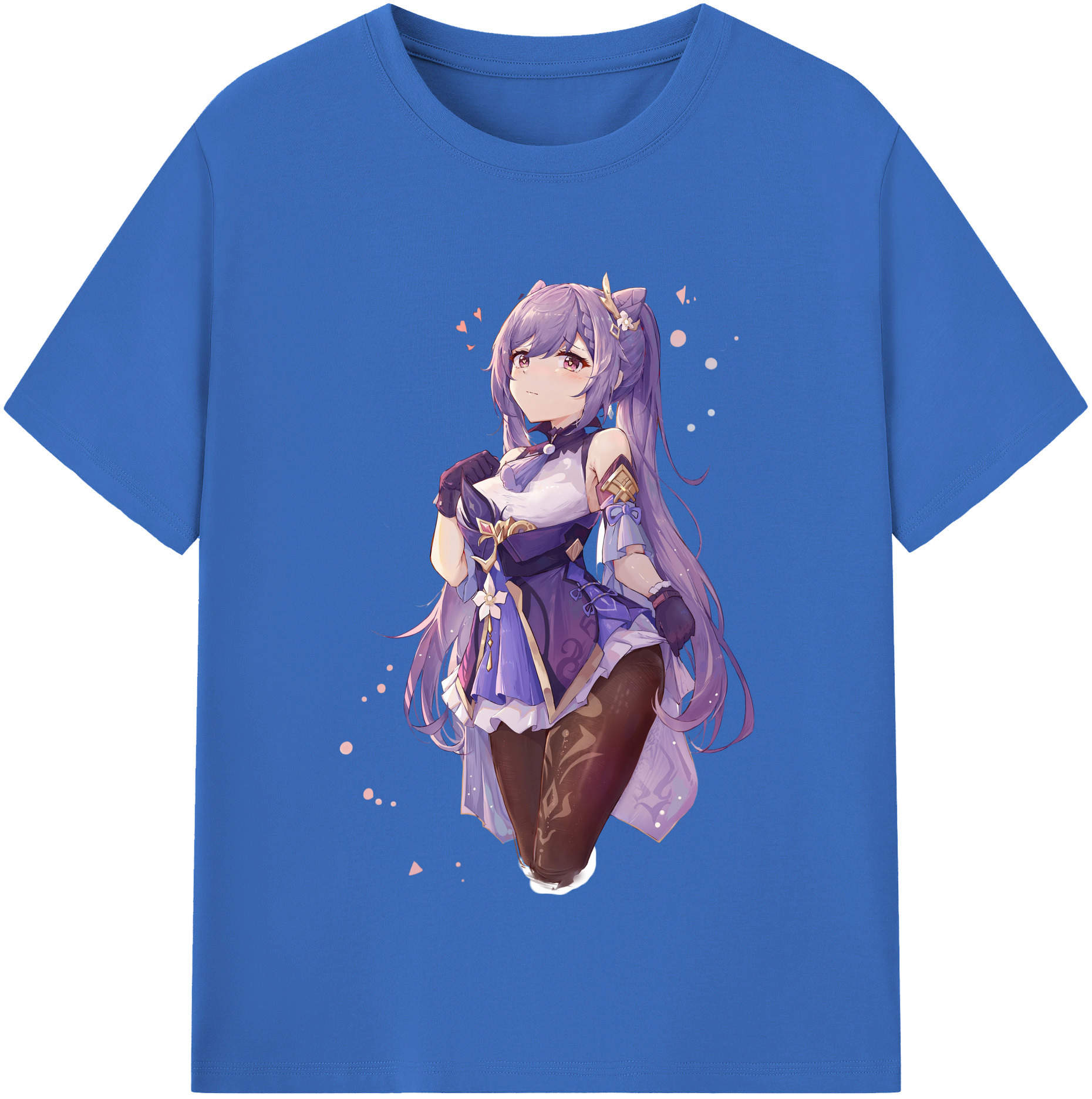 げんし神 刻晴 こくせい genshin Kokusei 綿100％半袖Tシャツ（フロントプリント）