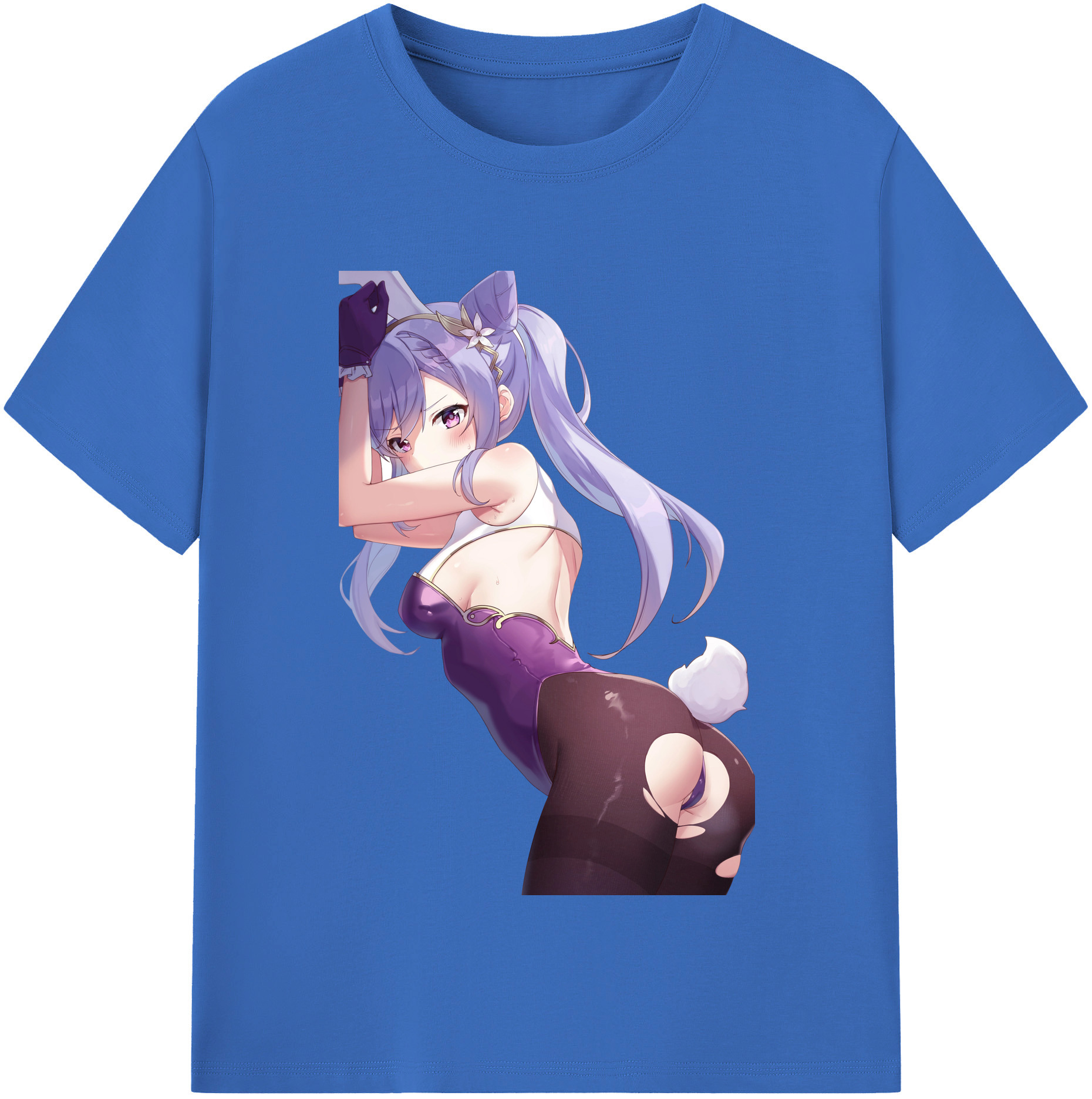げんし神 刻晴 こくせい genshin Kokusei 綿100％半袖Tシャツ（フロントプリント）