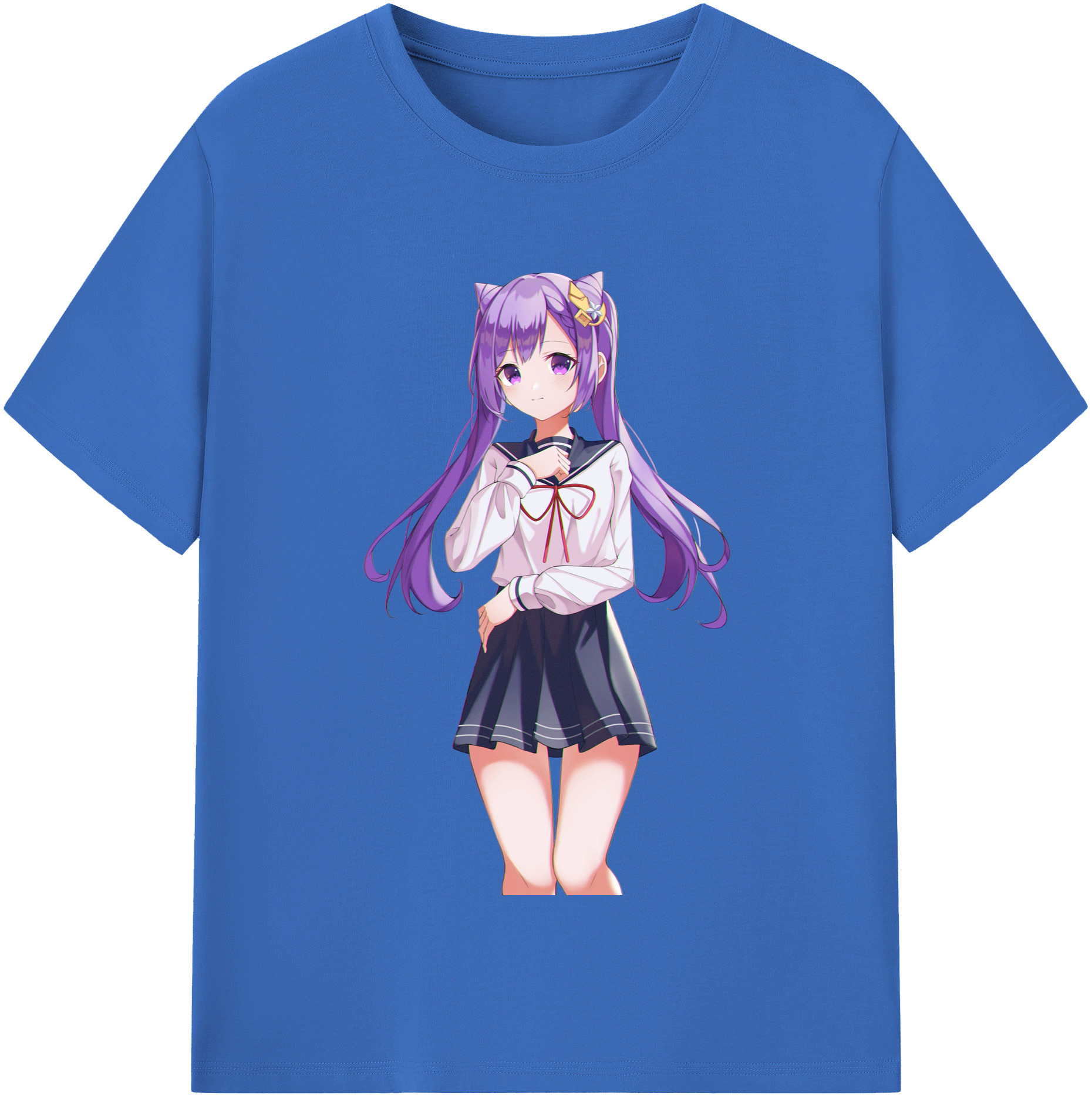 げんし神 刻晴 こくせい genshin Kokusei 綿100％半袖Tシャツ（フロントプリント）