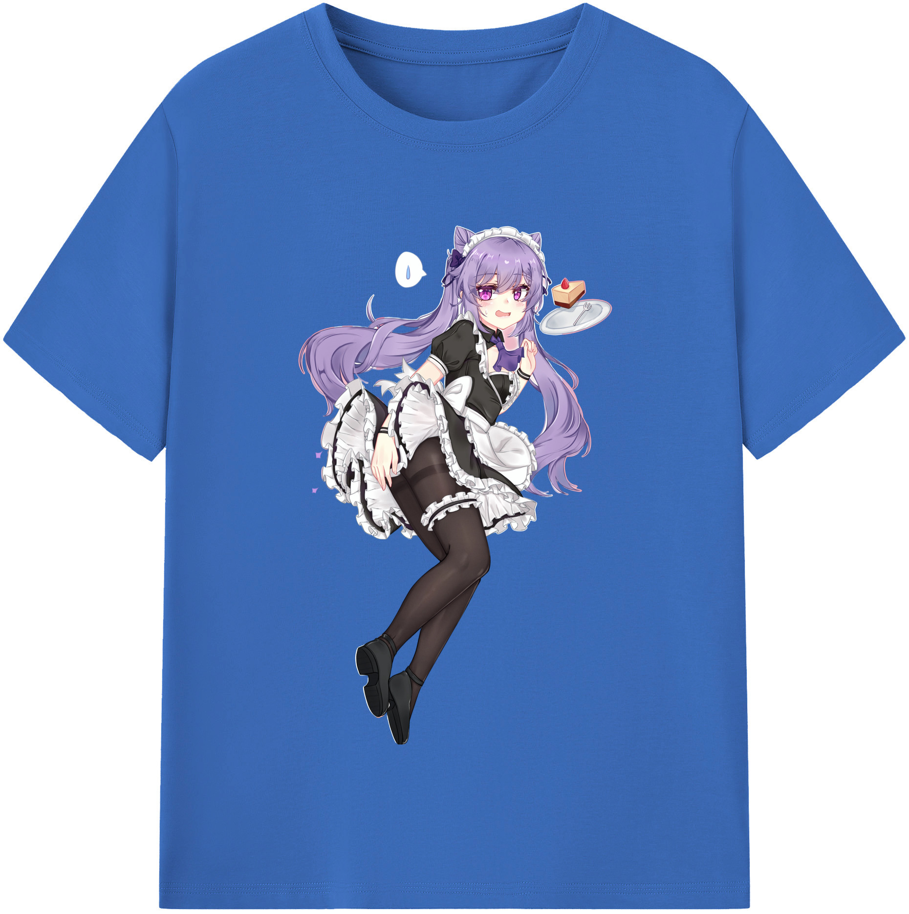 げんし神 刻晴 こくせい genshin Kokusei 綿100％半袖Tシャツ（フロントプリント）