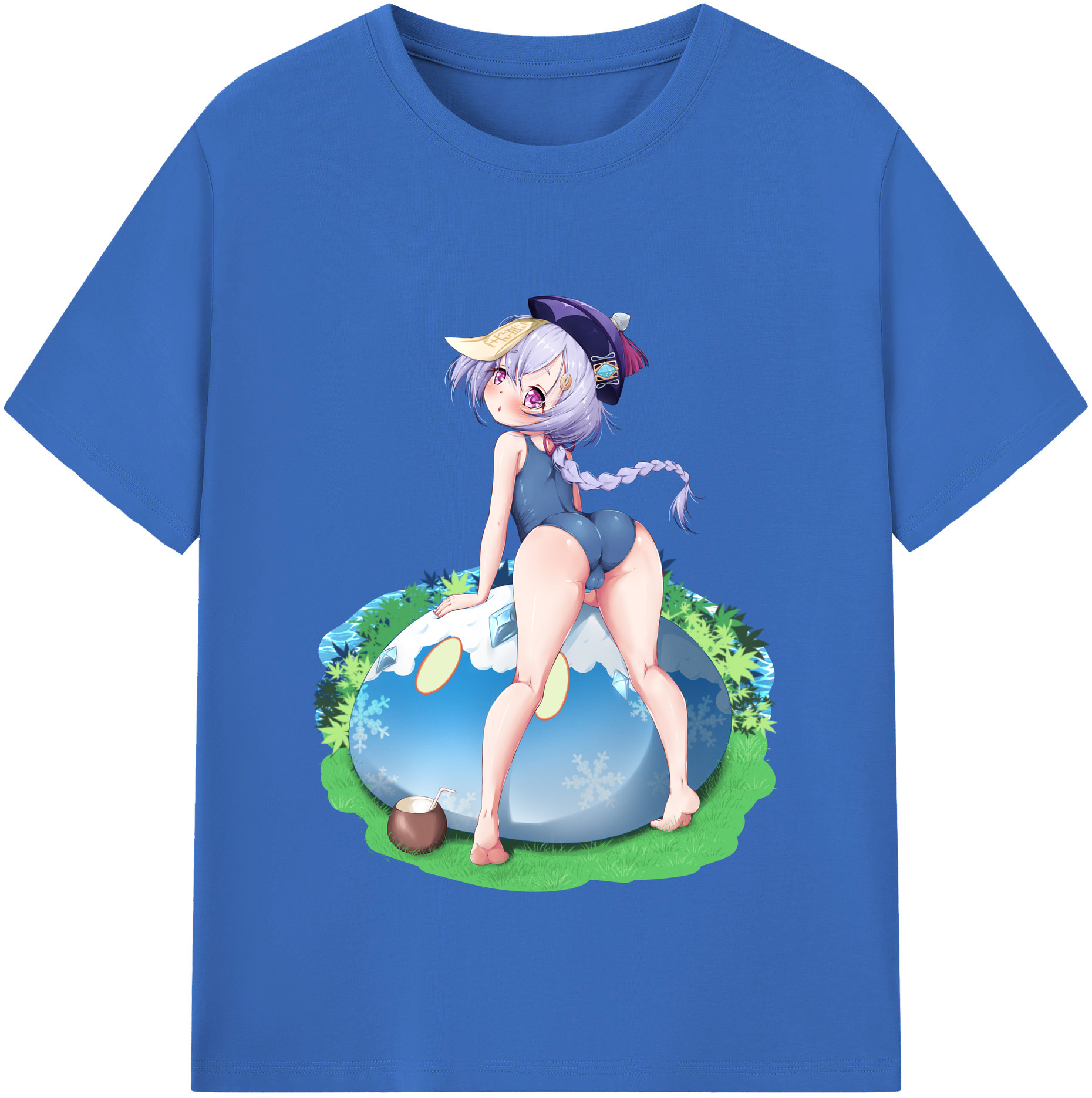 げんし神 七七 なな  genshin Nana 綿100％半袖Tシャツ（フロントプリント）