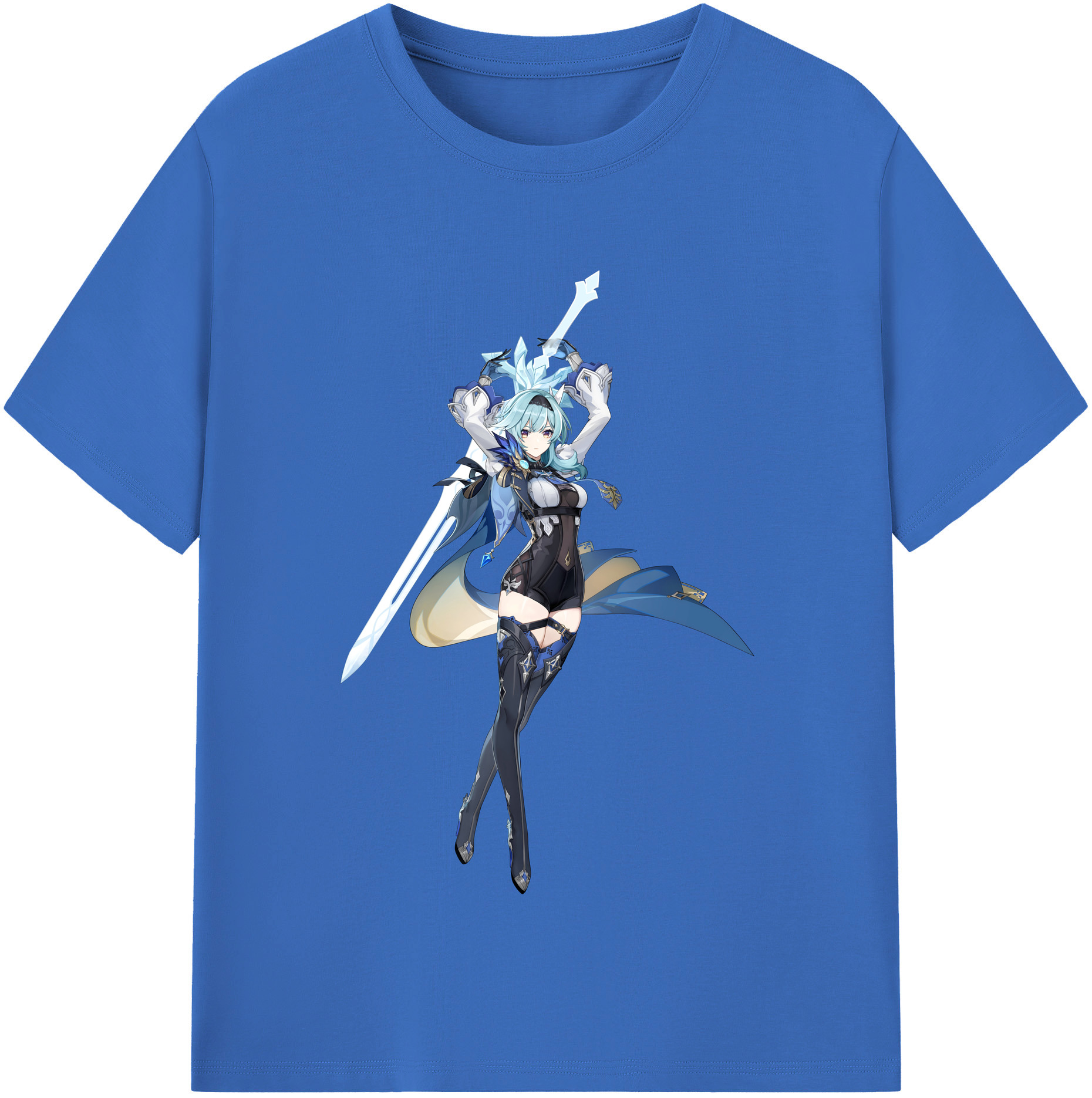 げんし神 优菈 ゆうら genshin Yūra 綿100％半袖Tシャツ（フロントプリント）