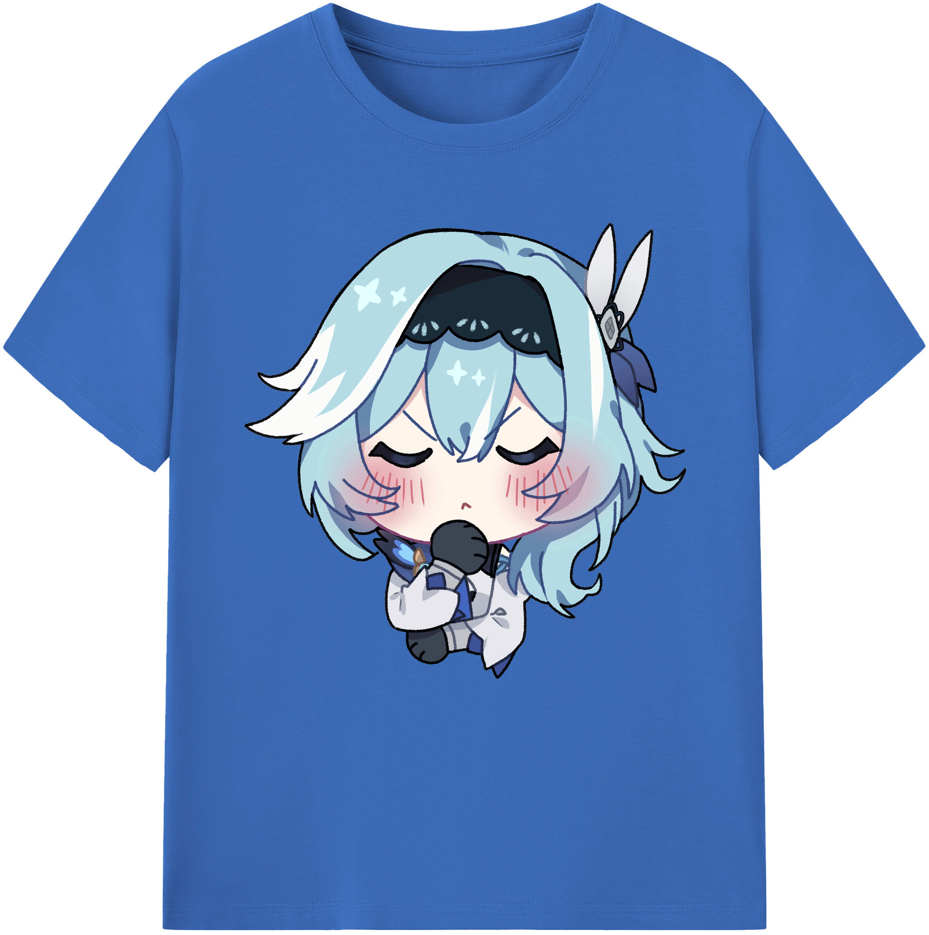 げんし神 优菈 ゆうら genshin Yūra 綿100％半袖Tシャツ（フロントプリント）