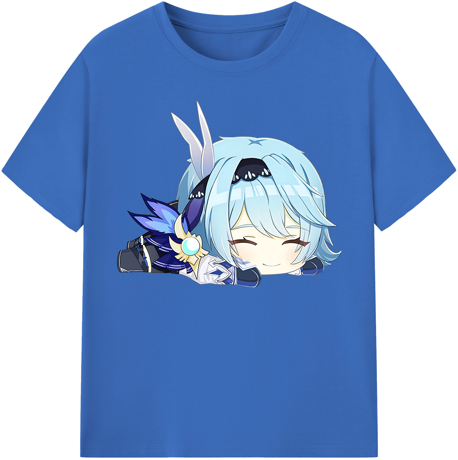 げんし神 优菈 ゆうら genshin Yūra 綿100％半袖Tシャツ（フロントプリント）