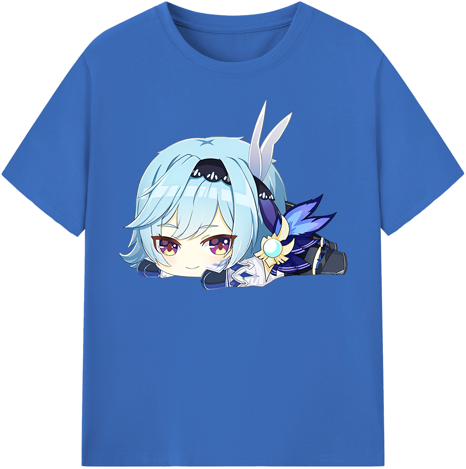 げんし神 优菈 ゆうら genshin Yūra 綿100％半袖Tシャツ（フロントプリント）