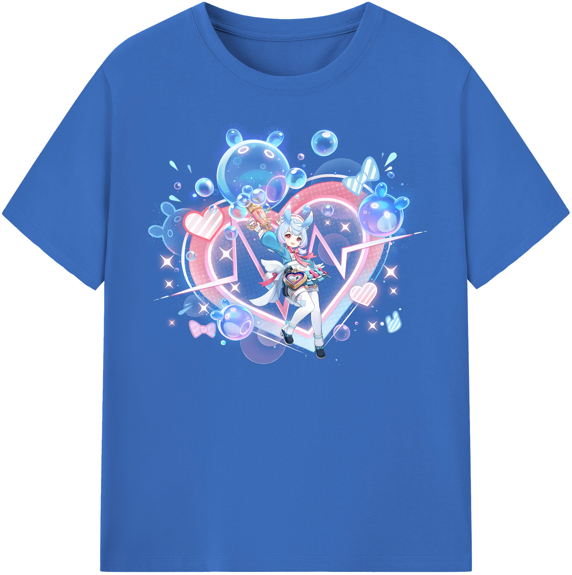 げんし神 シゲウィン genshin Shigewin 綿100％半袖Tシャツ（フロントプリント）