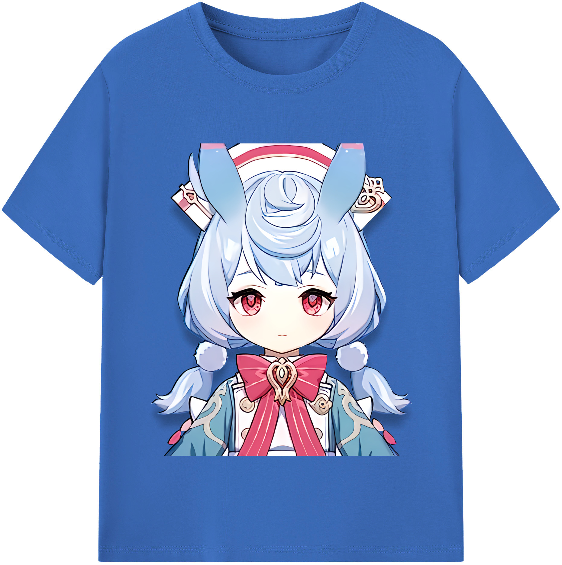 げんし神 シゲウィン genshin Shigewin 綿100％半袖Tシャツ（フロントプリント）