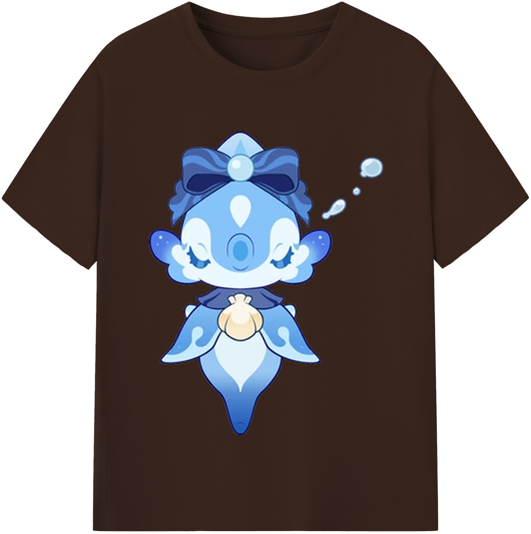 げんし神 フリーナ genshin Furina 綿100％半袖Tシャツ（フロントプリント）
