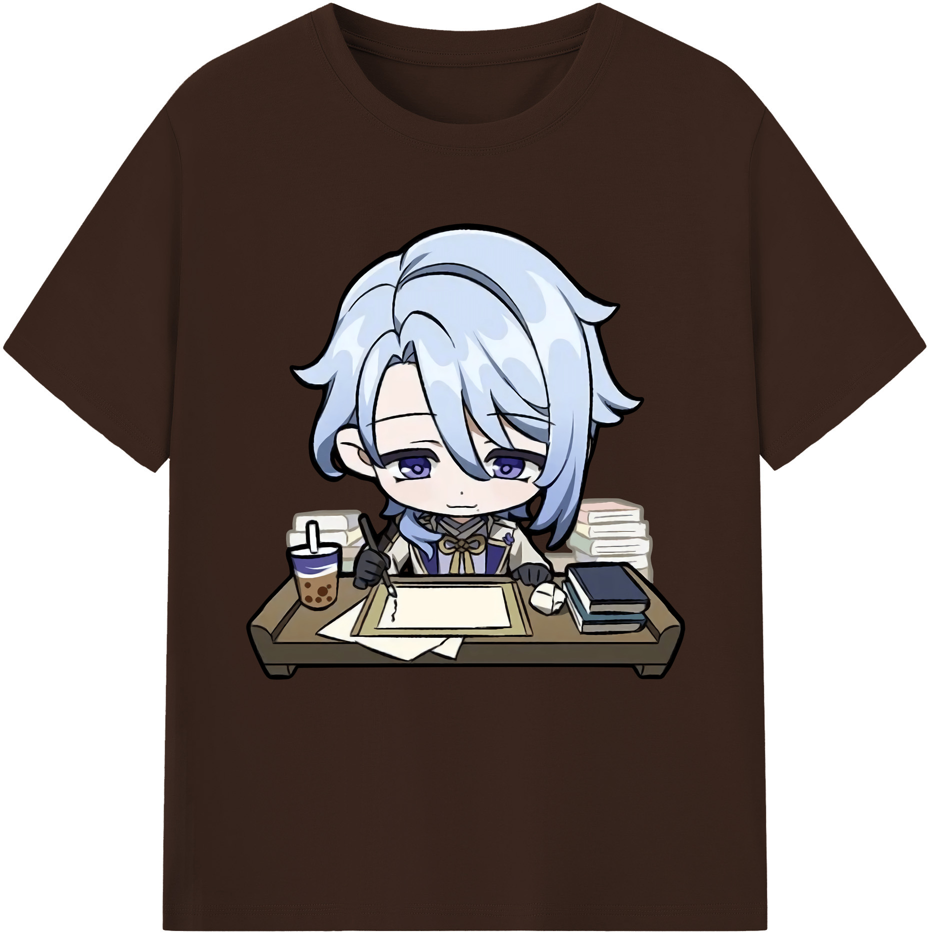 げんし神 神里綾人 かみさとあやと genshin Kamisato Ayato 綿100％半袖Tシャツ（フロントプリント）