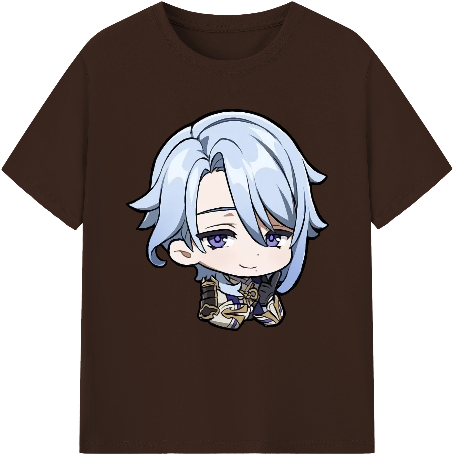 げんし神 神里綾人 かみさとあやと genshin Kamisato Ayato 綿100％半袖Tシャツ（フロントプリント）