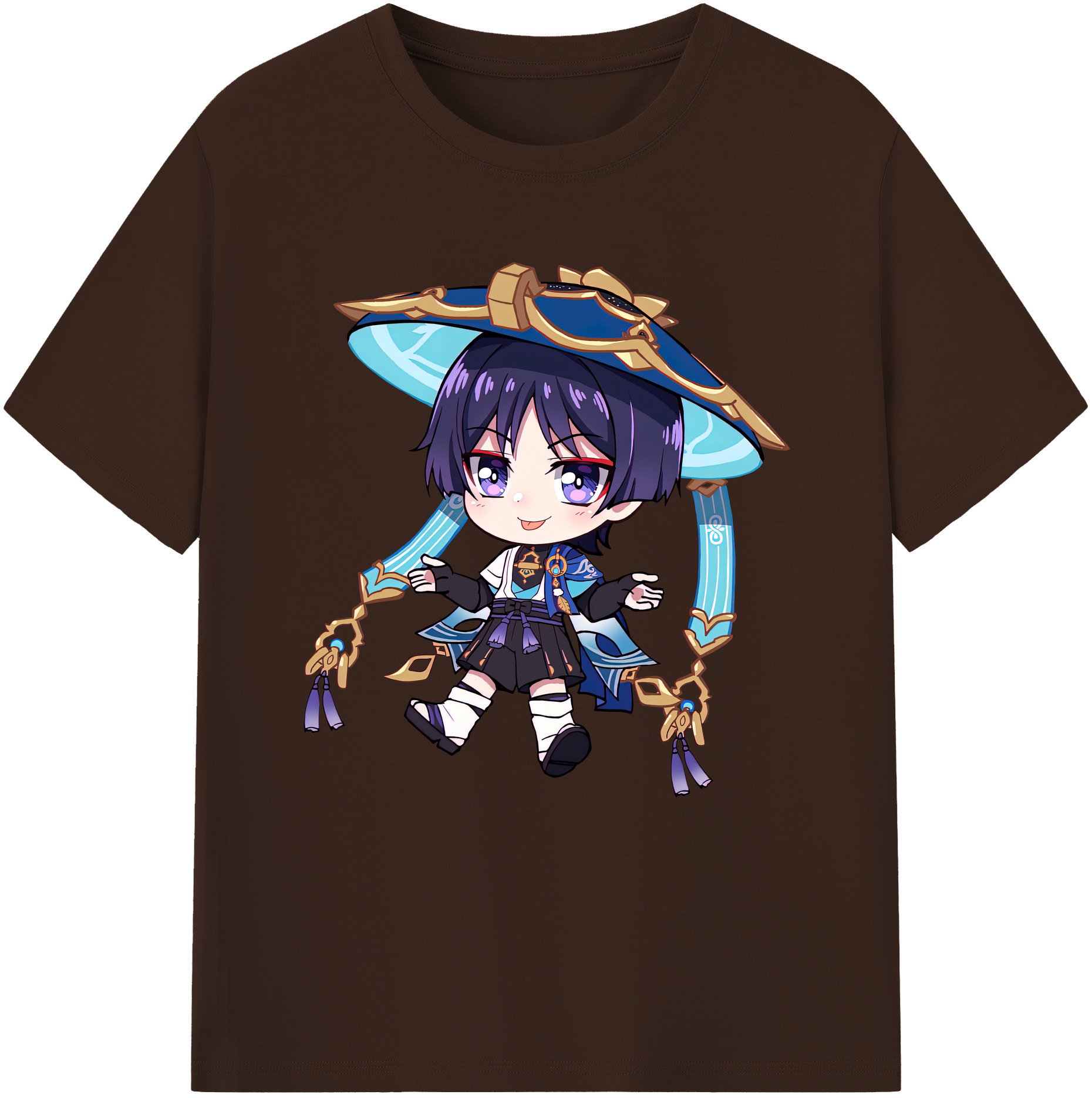 げんし神 さんペい genshin Sanpei 綿100％半袖Tシャツ（フロントプリント）