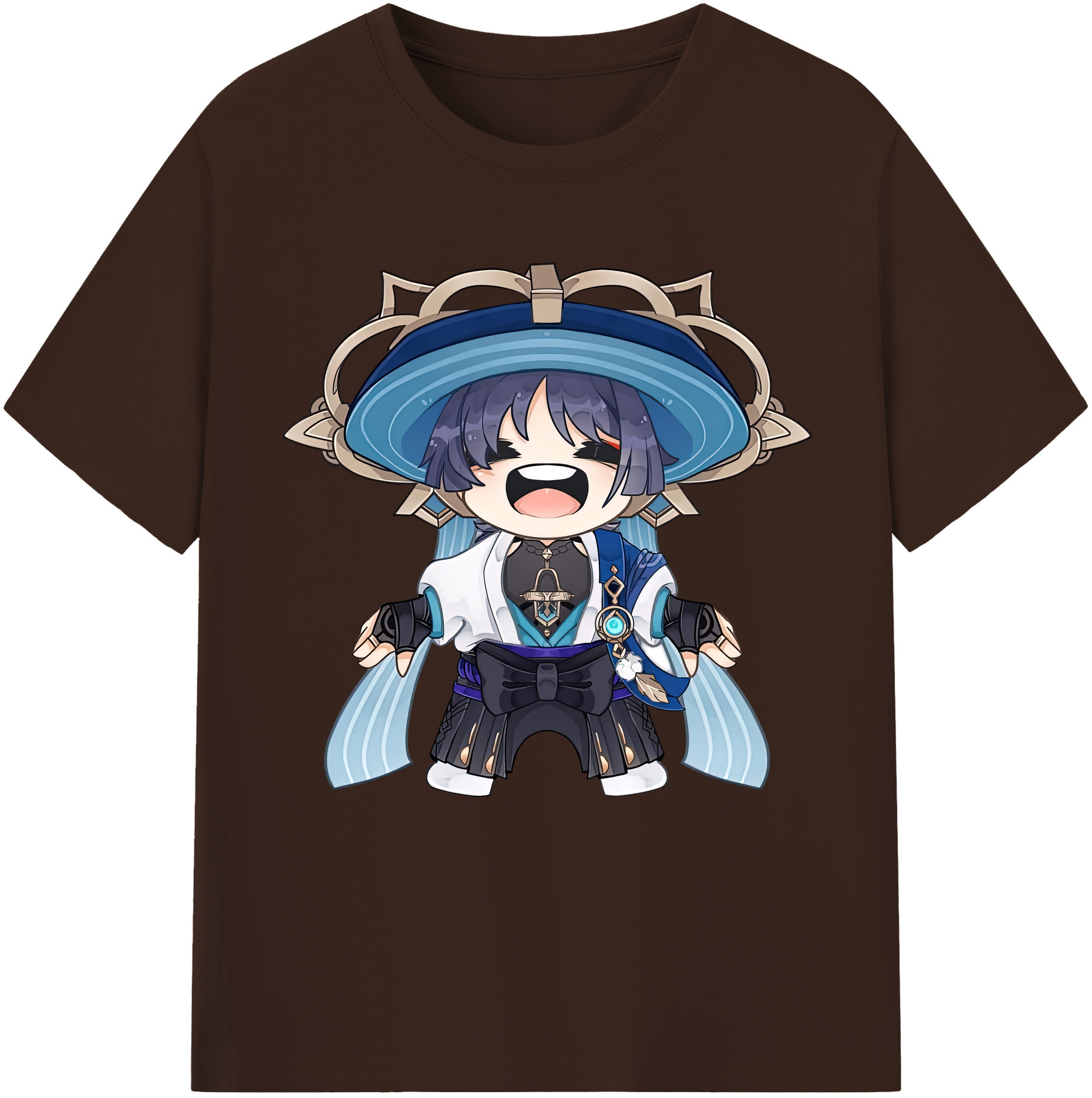 げんし神 さんペい genshin Sanpei 綿100％半袖Tシャツ（フロントプリント）