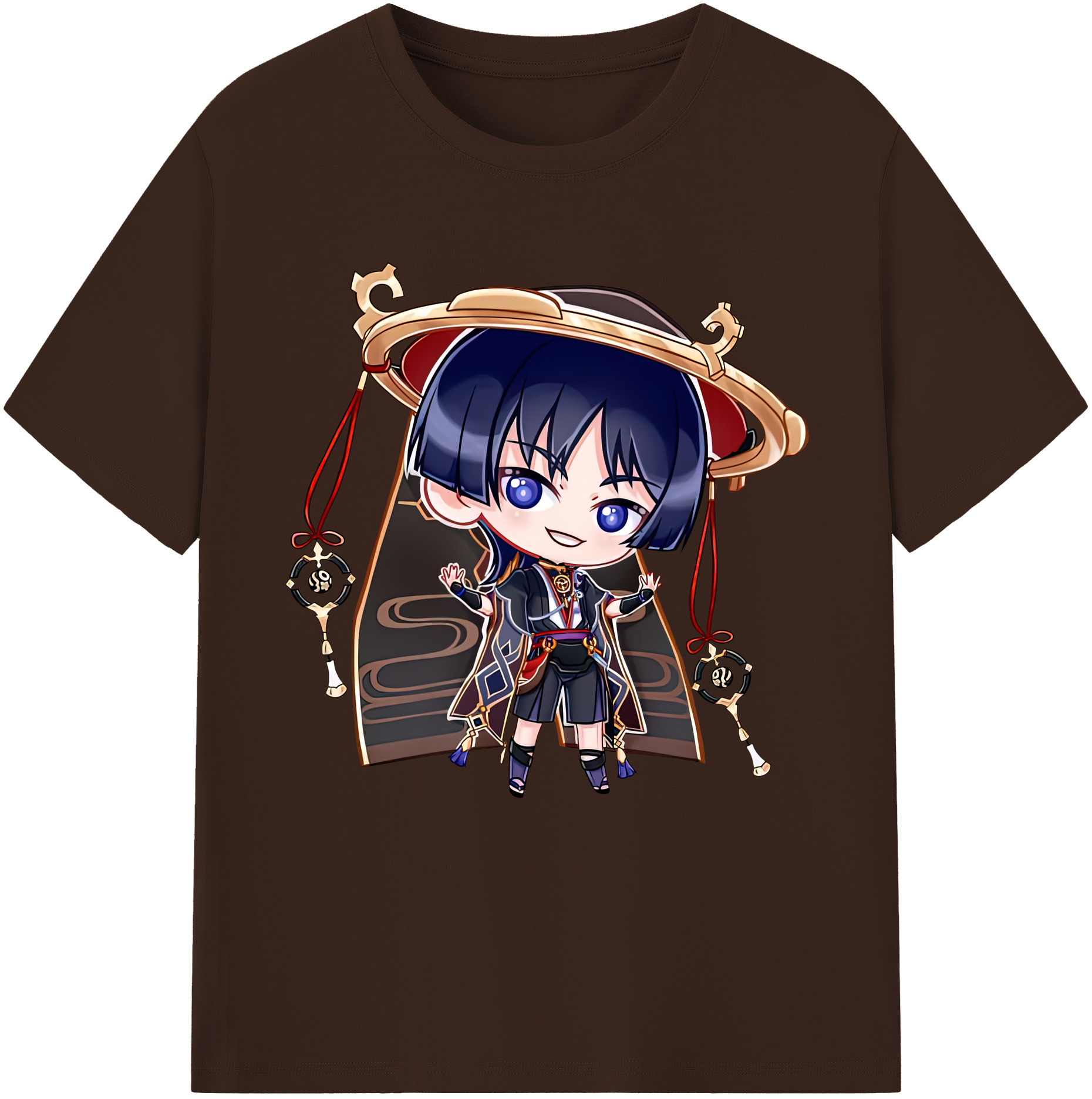 げんし神 さんペい genshin Sanpei 綿100％半袖Tシャツ（フロントプリント）
