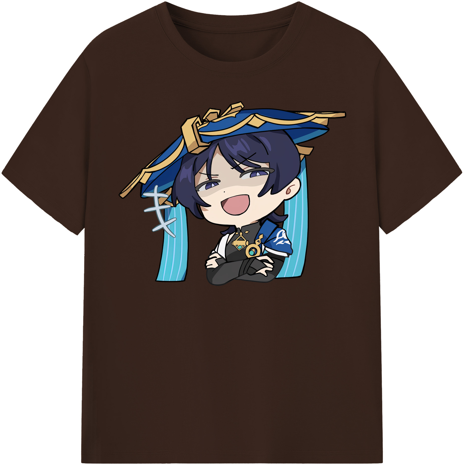 げんし神 さんペい genshin Sanpei 綿100％半袖Tシャツ（フロントプリント）