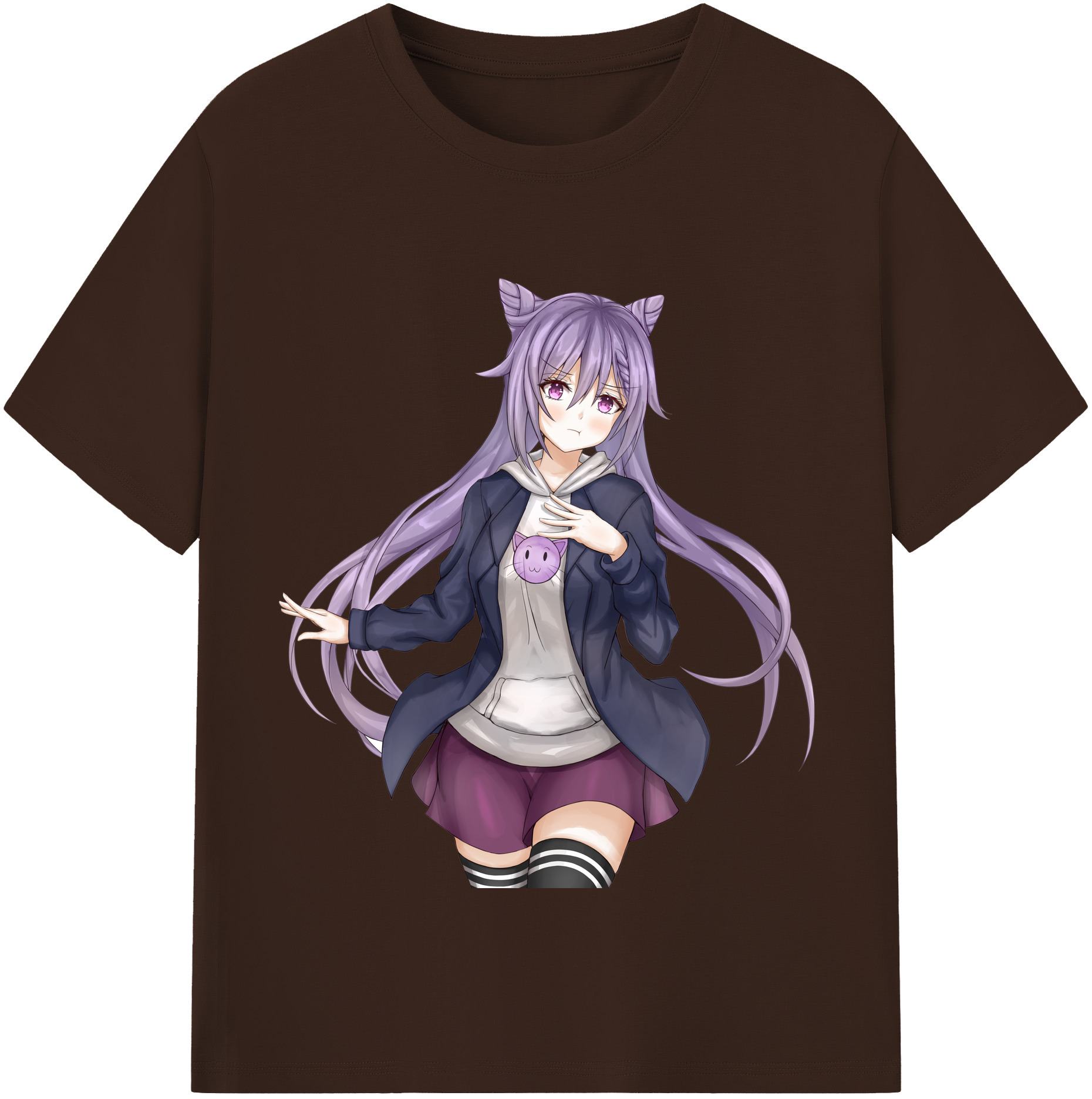 げんし神 刻晴 こくせい genshin Kokusei 綿100％半袖Tシャツ（フロントプリント）