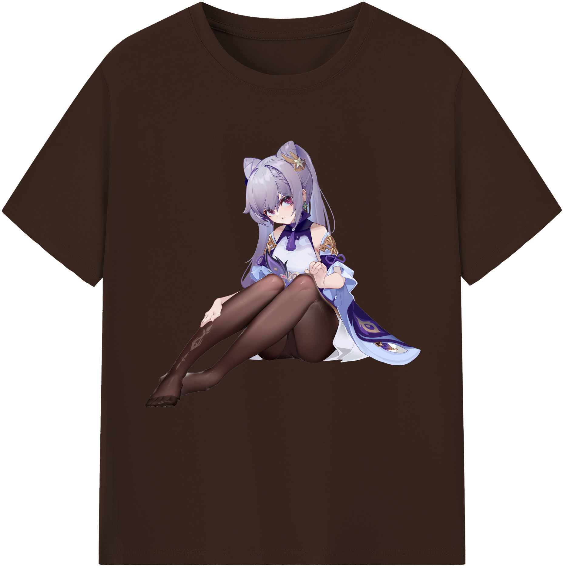 げんし神 刻晴 こくせい genshin Kokusei 綿100％半袖Tシャツ（フロントプリント）