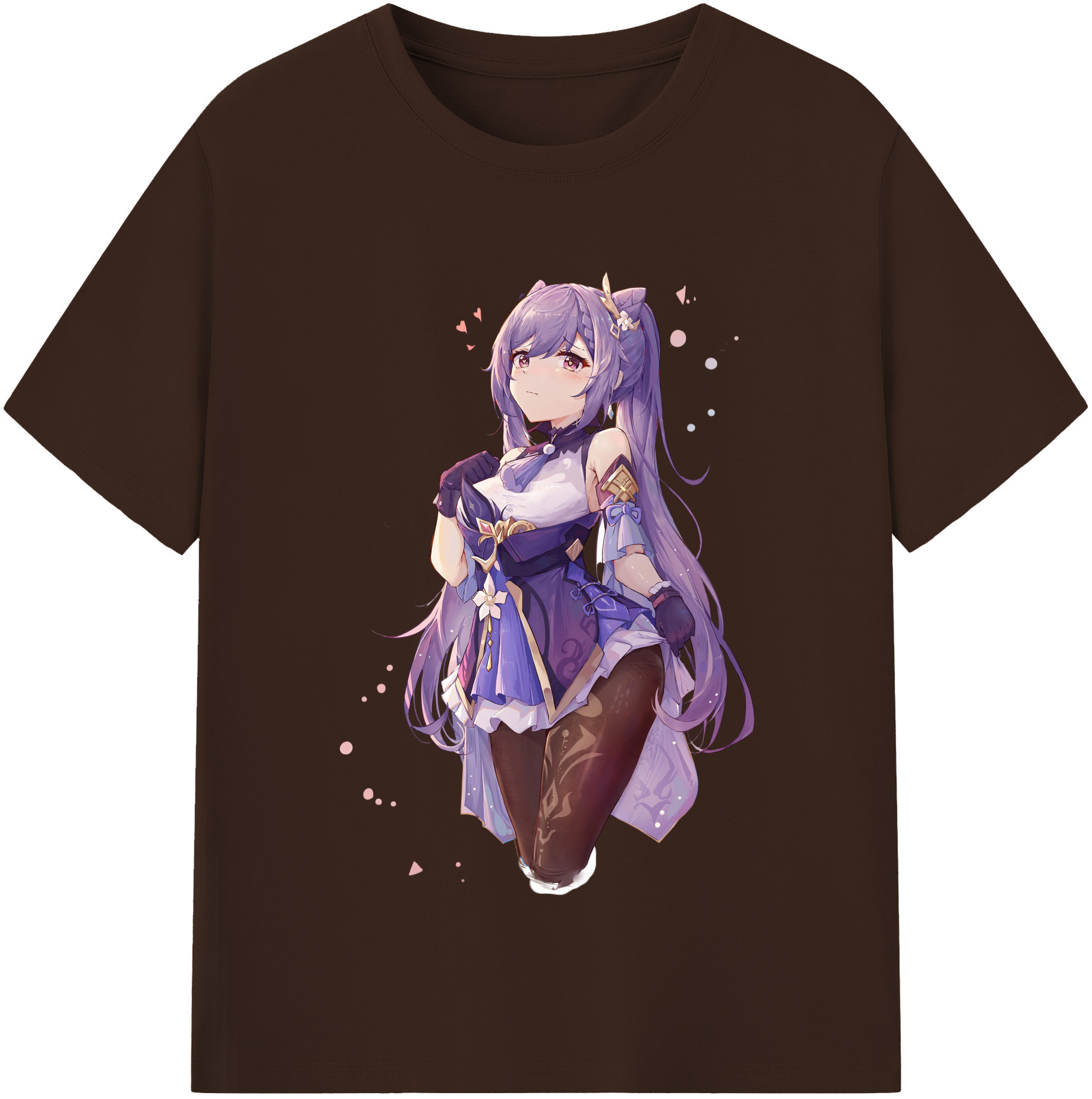 げんし神 刻晴 こくせい genshin Kokusei 綿100％半袖Tシャツ（フロントプリント）