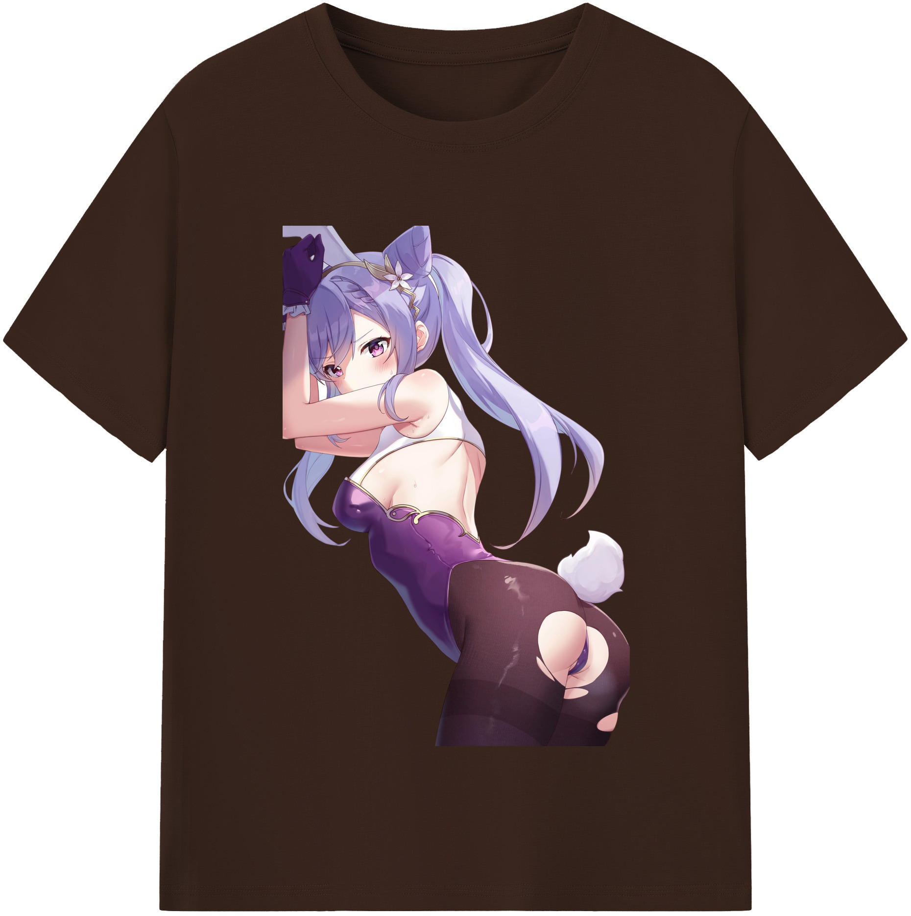 げんし神 刻晴 こくせい genshin Kokusei 綿100％半袖Tシャツ（フロントプリント）