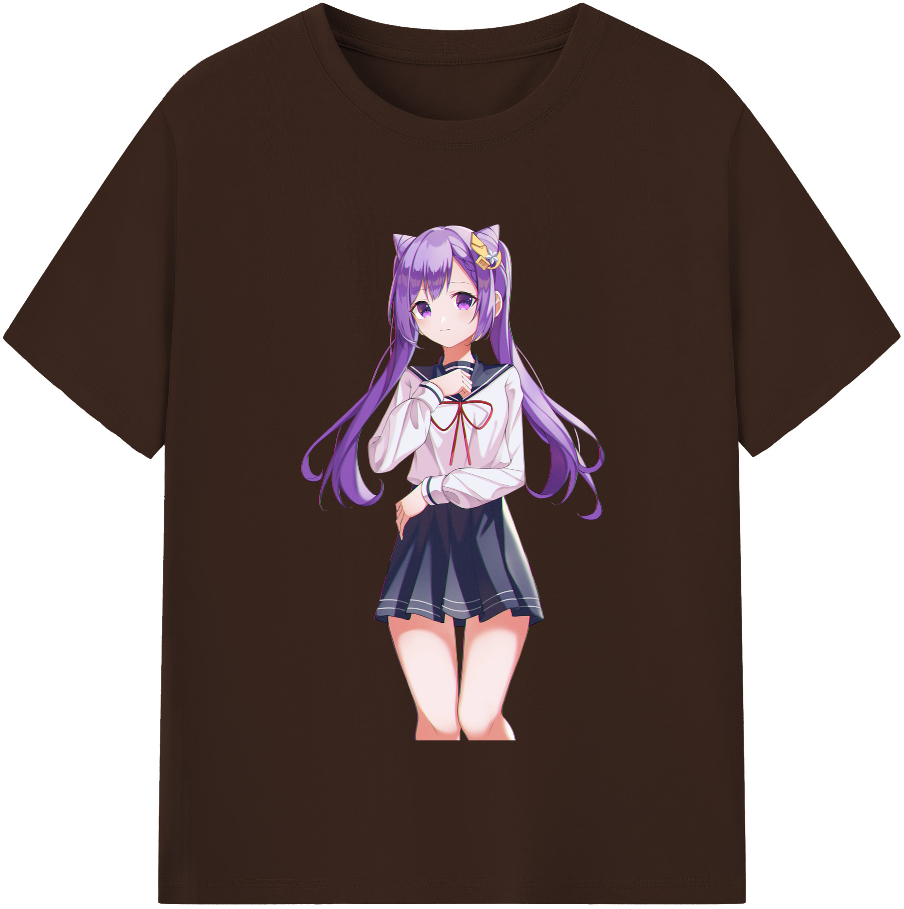 げんし神 刻晴 こくせい genshin Kokusei 綿100％半袖Tシャツ（フロントプリント）