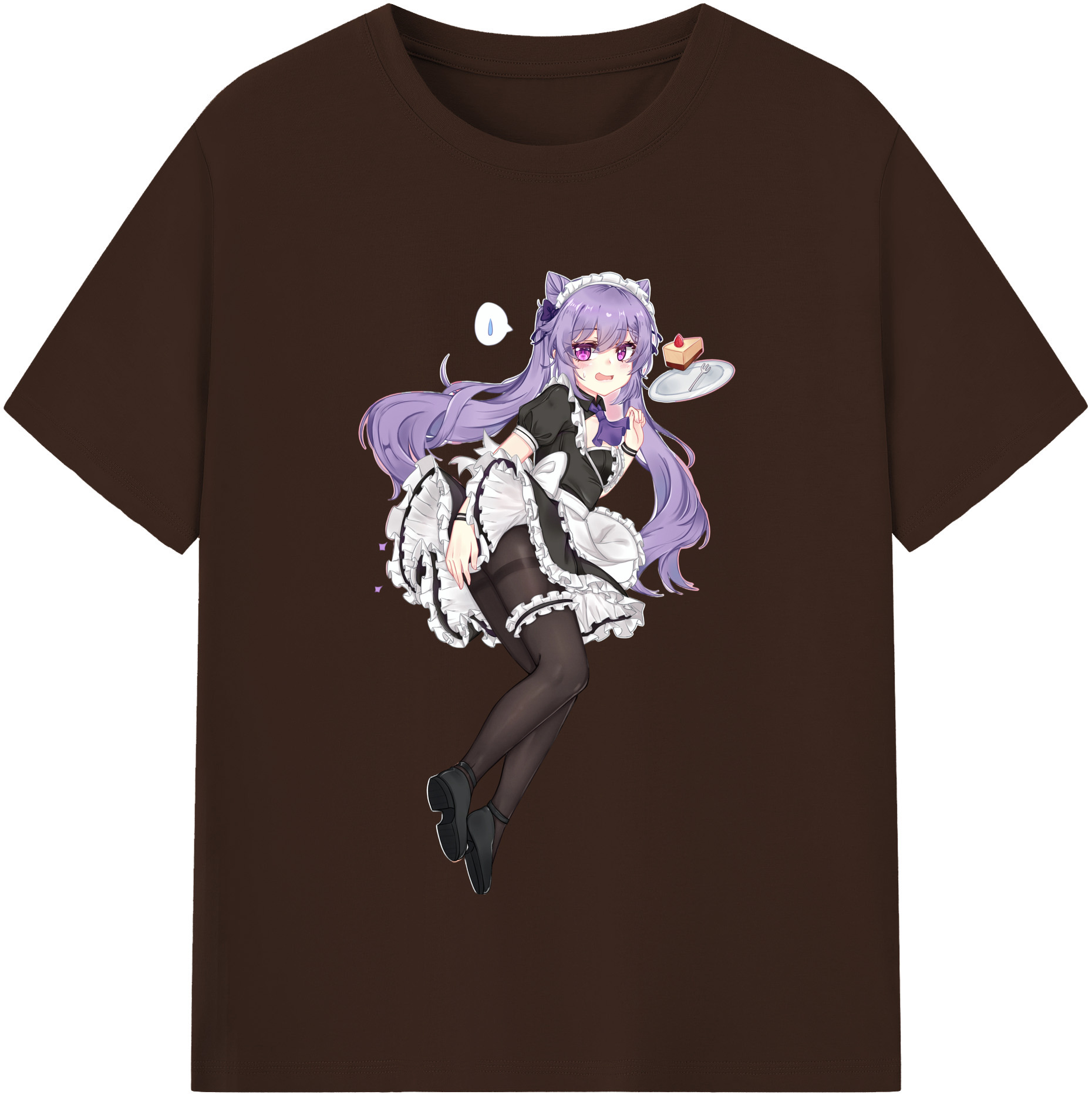 げんし神 刻晴 こくせい genshin Kokusei 綿100％半袖Tシャツ（フロントプリント）