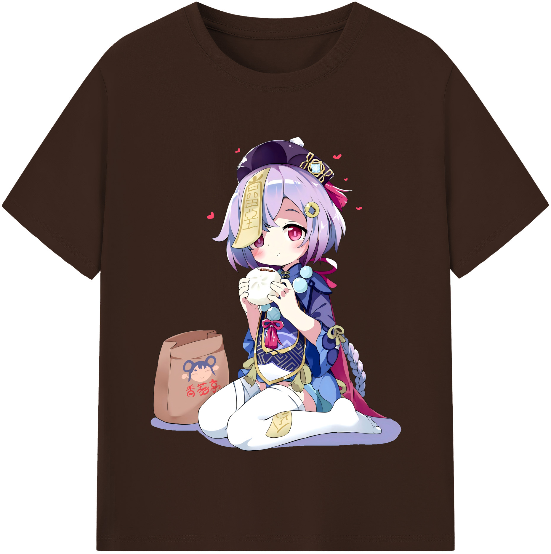げんし神 七七 なな  genshin Nana 綿100％半袖Tシャツ（フロントプリント）
