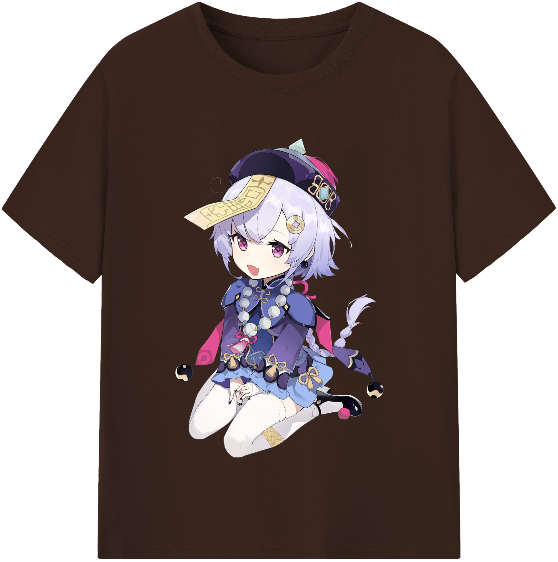 げんし神 七七 なな  genshin Nana 綿100％半袖Tシャツ（フロントプリント）